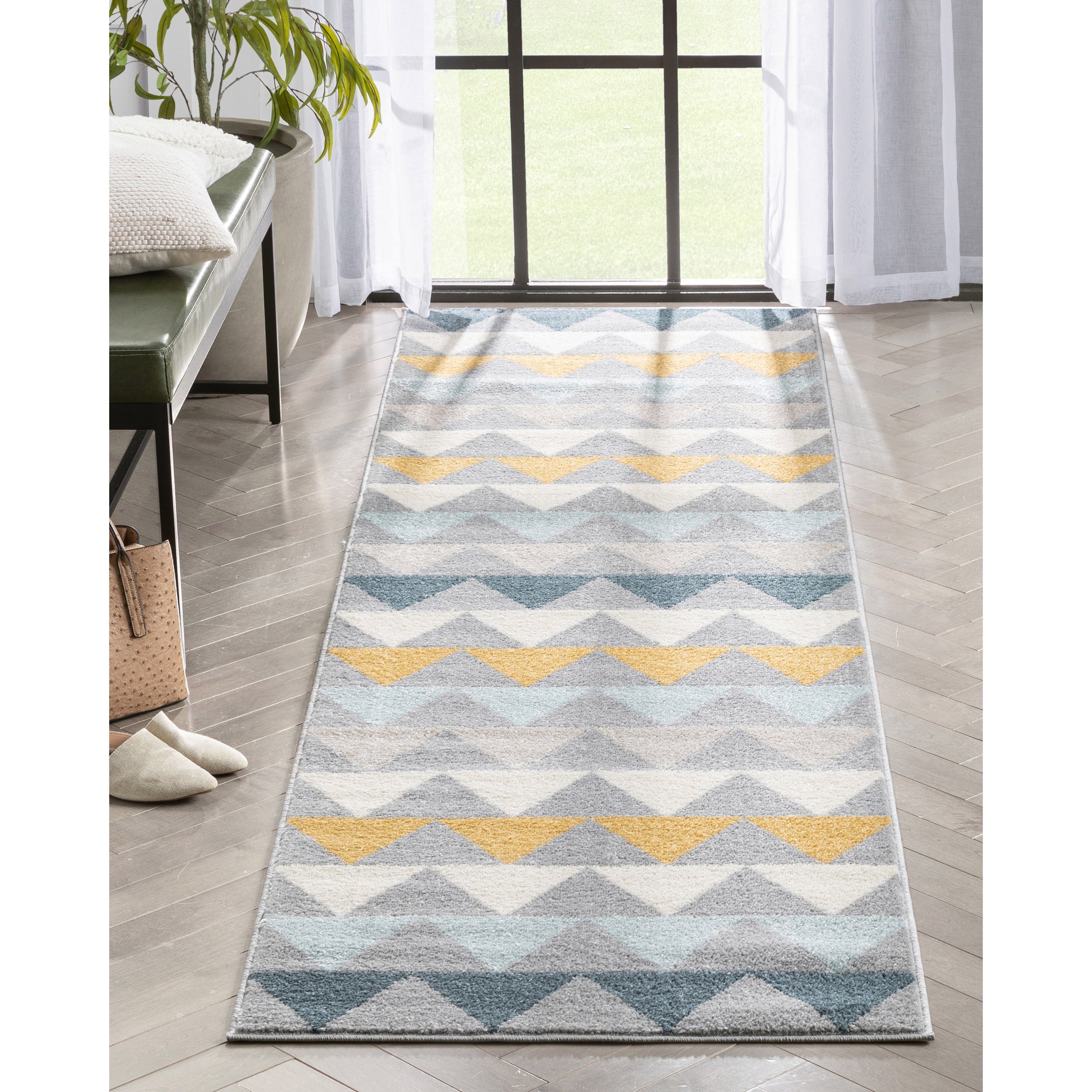 Nova Grey Moderner skandinavischer Teppich