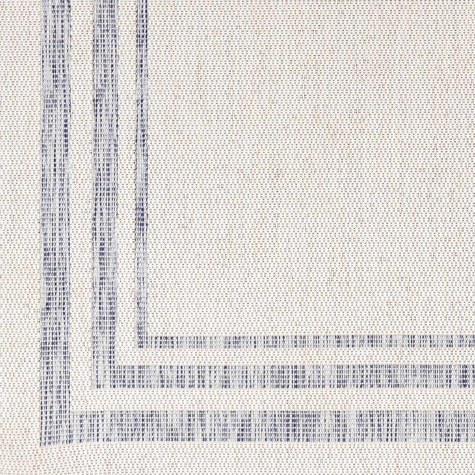Teppich &bdquo;Teja&ldquo; in Creme und Blau