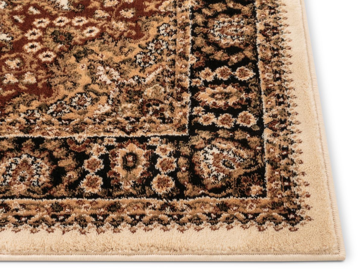 Traditioneller Mahal-Teppich aus Elfenbein
