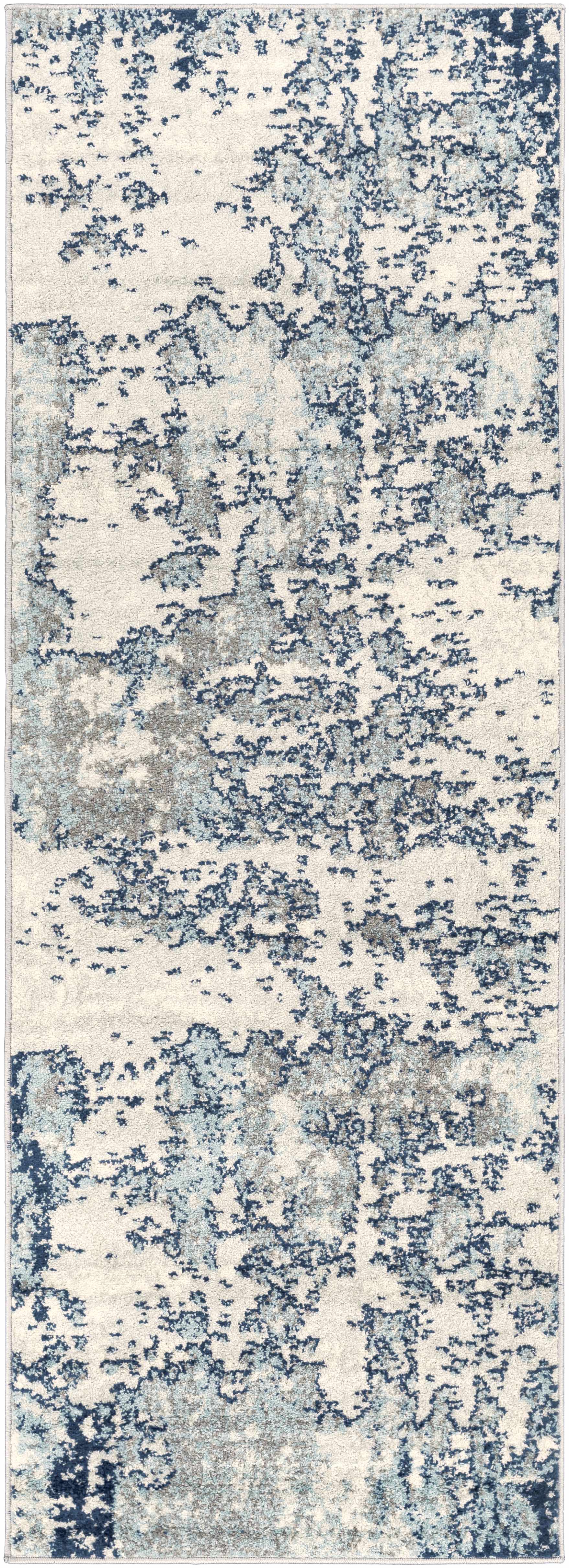 Teppich &bdquo;Beverly&ldquo; in abstraktem Blau