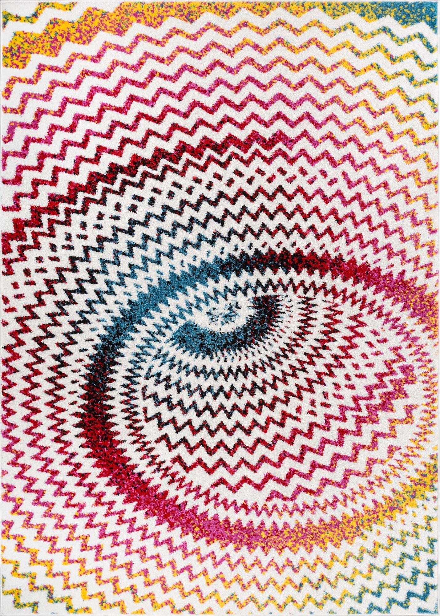 Kaleidoskop Multi Moderner, heller Teppich