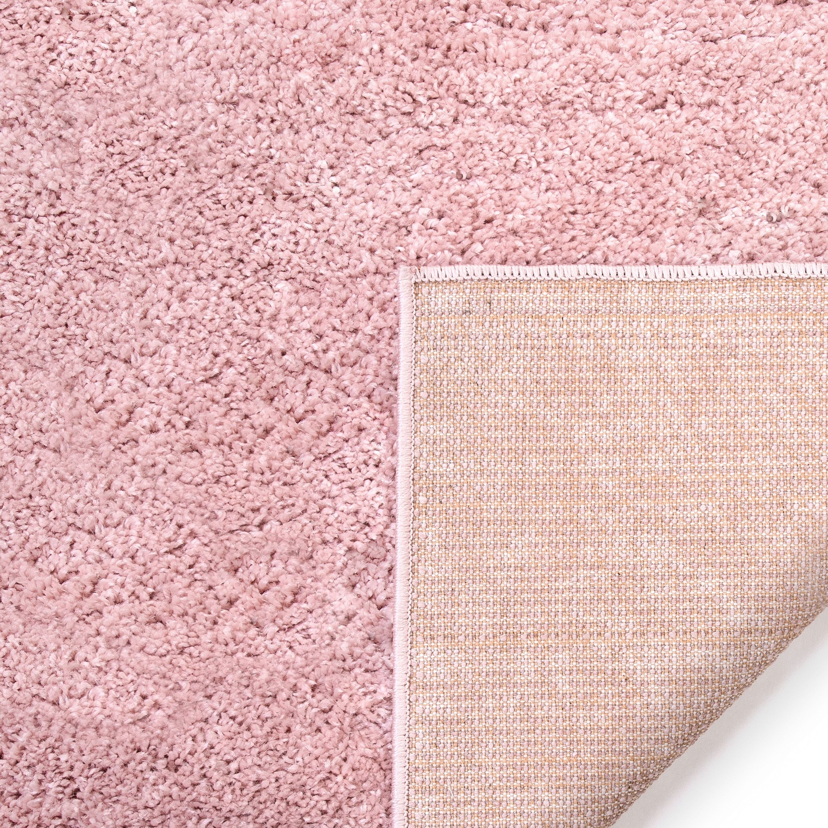Shag-Teppich Piper in Solid Pink