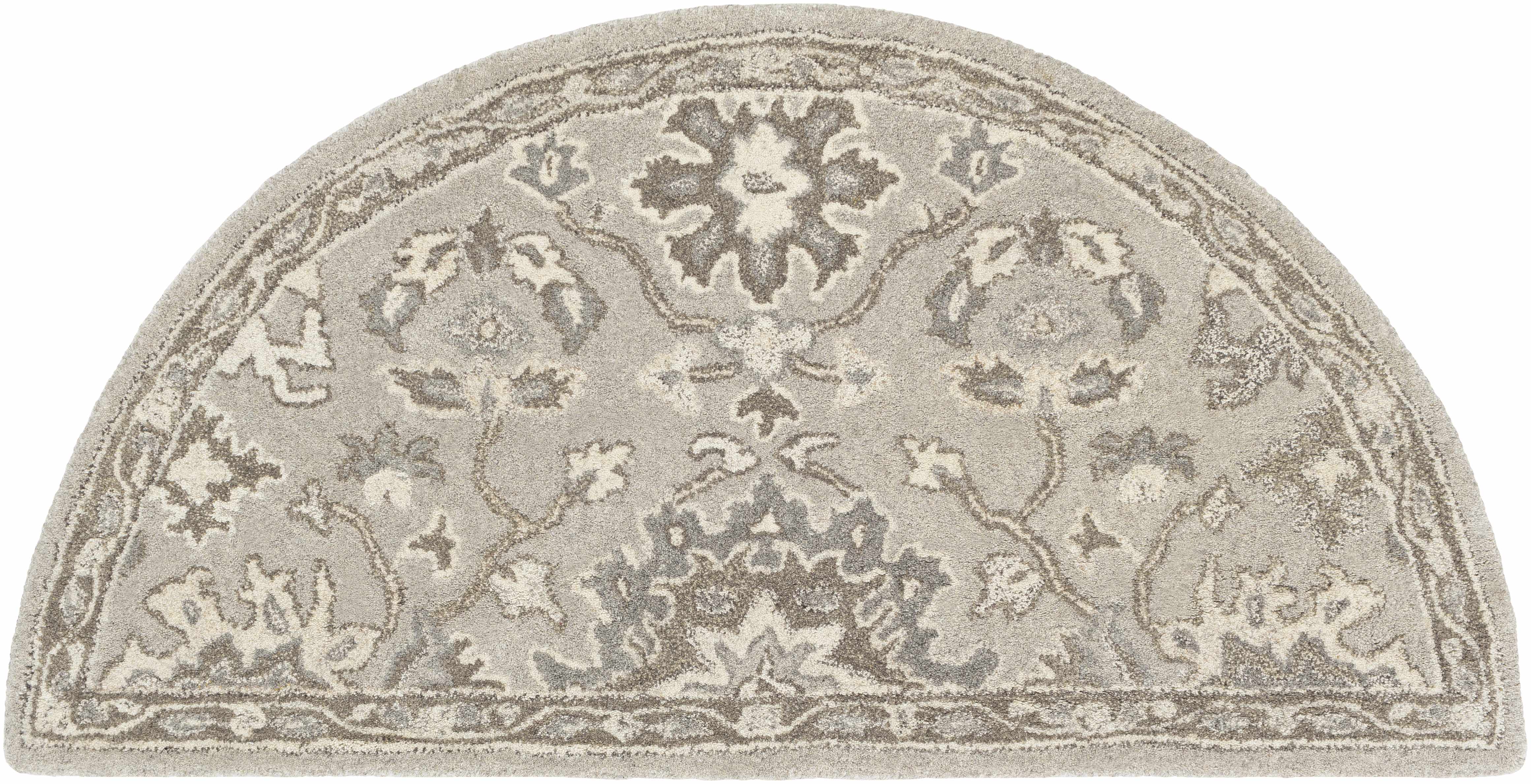 Willimantic Beige Teppich aus dicker Wolle