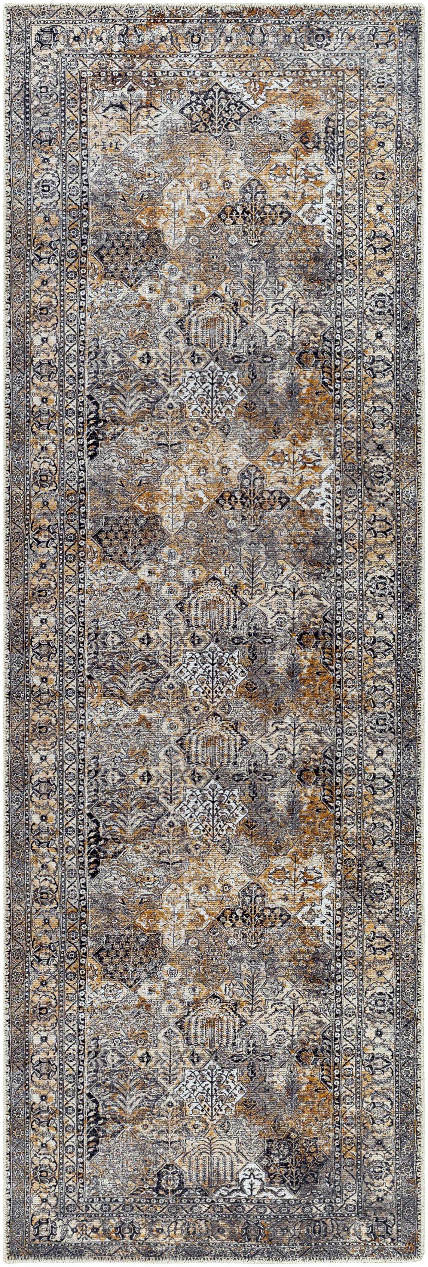 Waschbarer Dagatan-Teppich