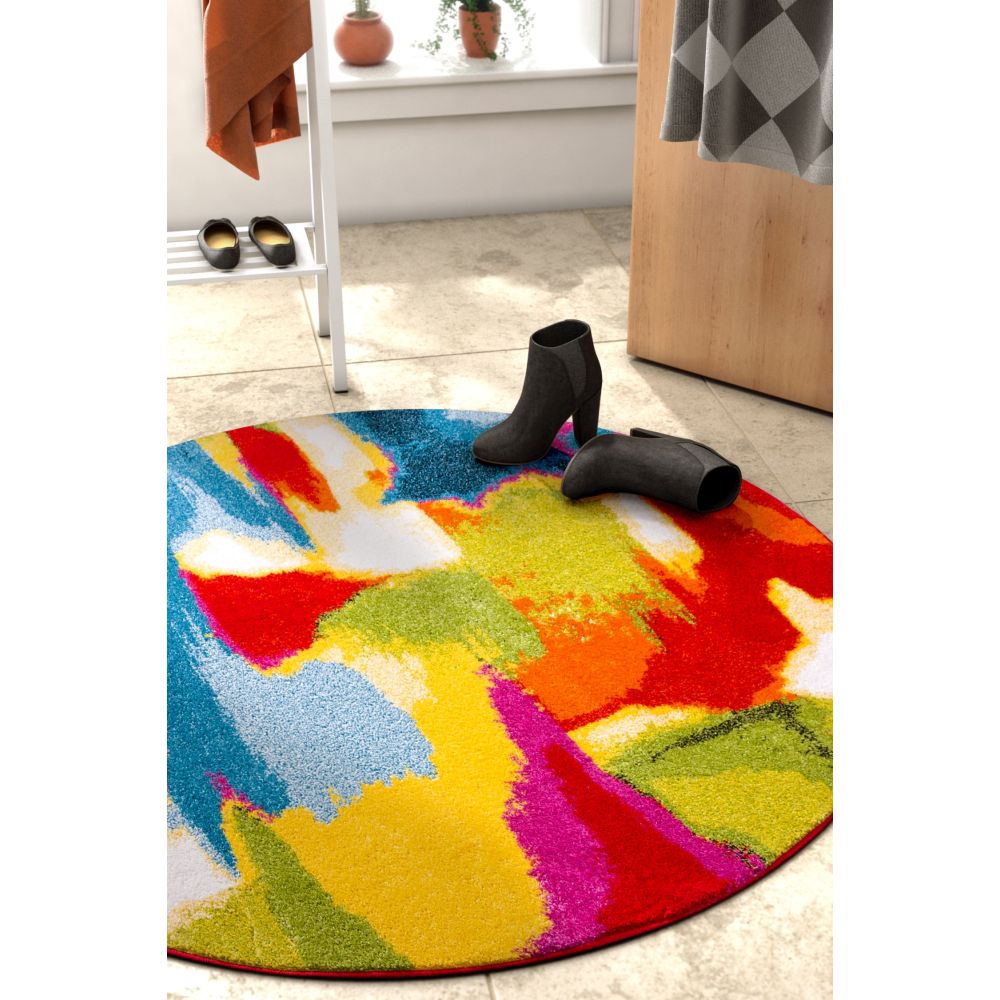 Kreativit&auml;t Multi Moderner heller Teppich