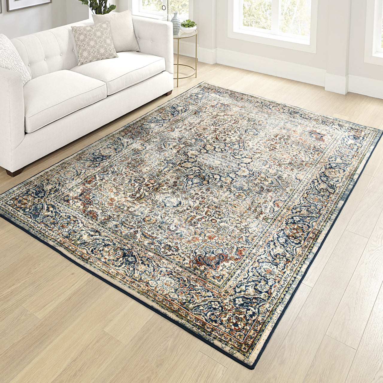 Ausverkaufsteppich Meadow Carmine Blue