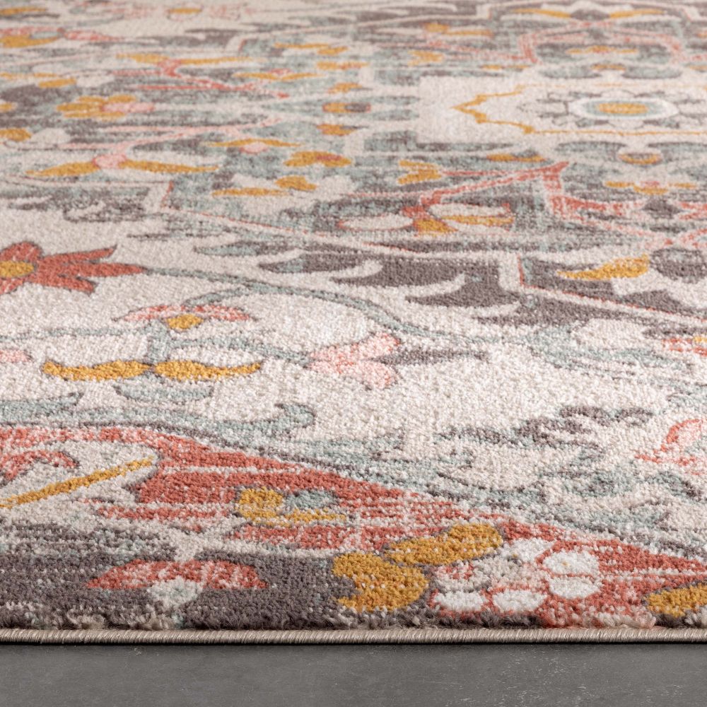 Gwendolyn Blush B&ouml;hmischer orientalischer Medaillon-Teppich