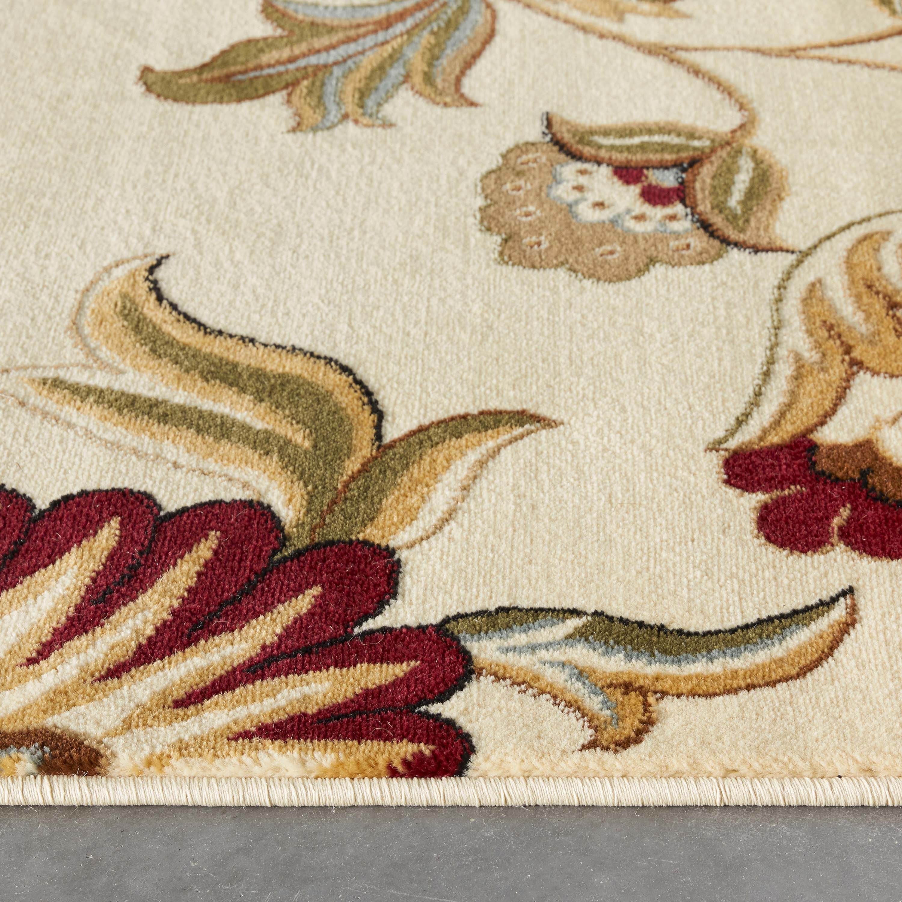 Ashley Orientalischer Elfenbein-Orientalteppich
