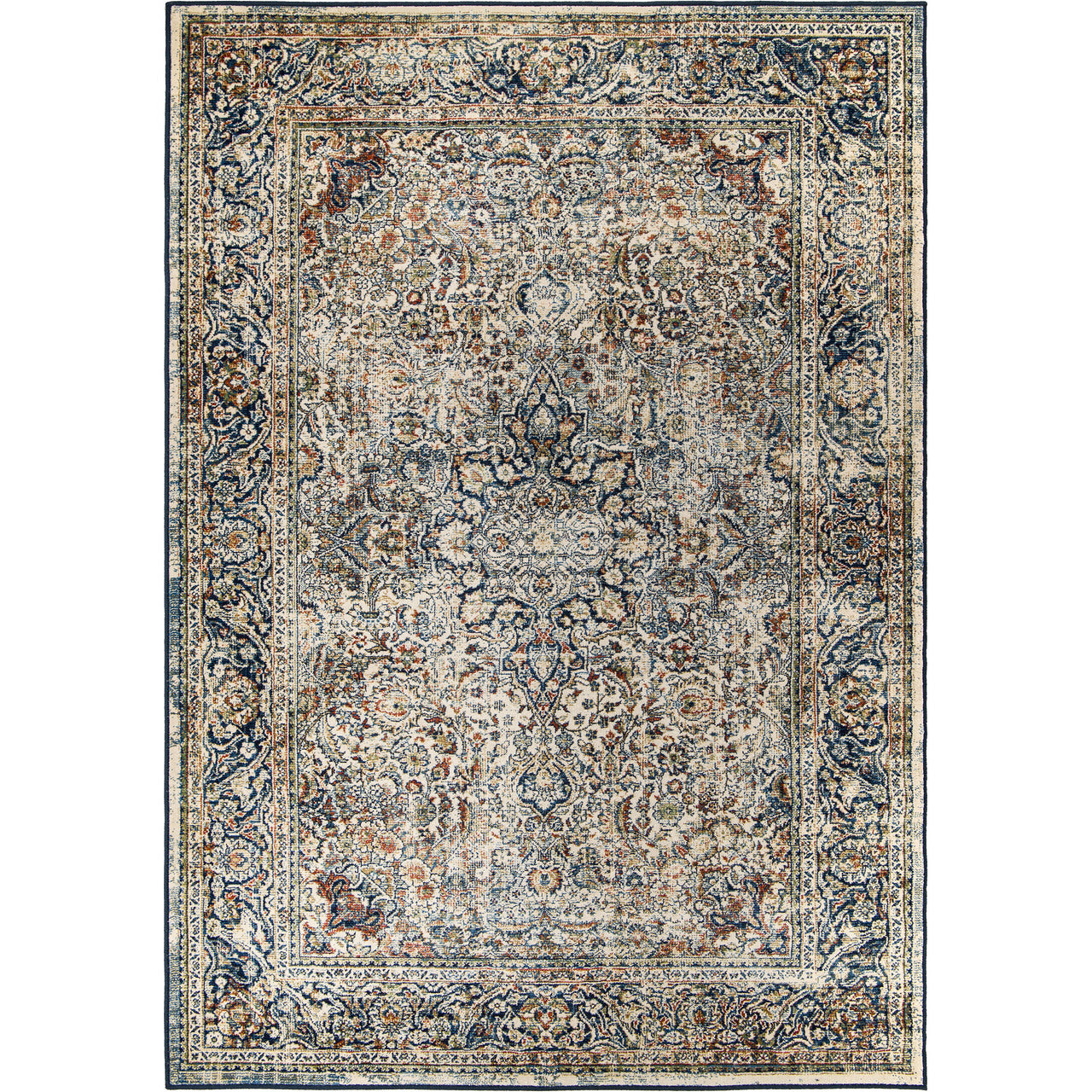 Ausverkaufsteppich Meadow Carmine Blue