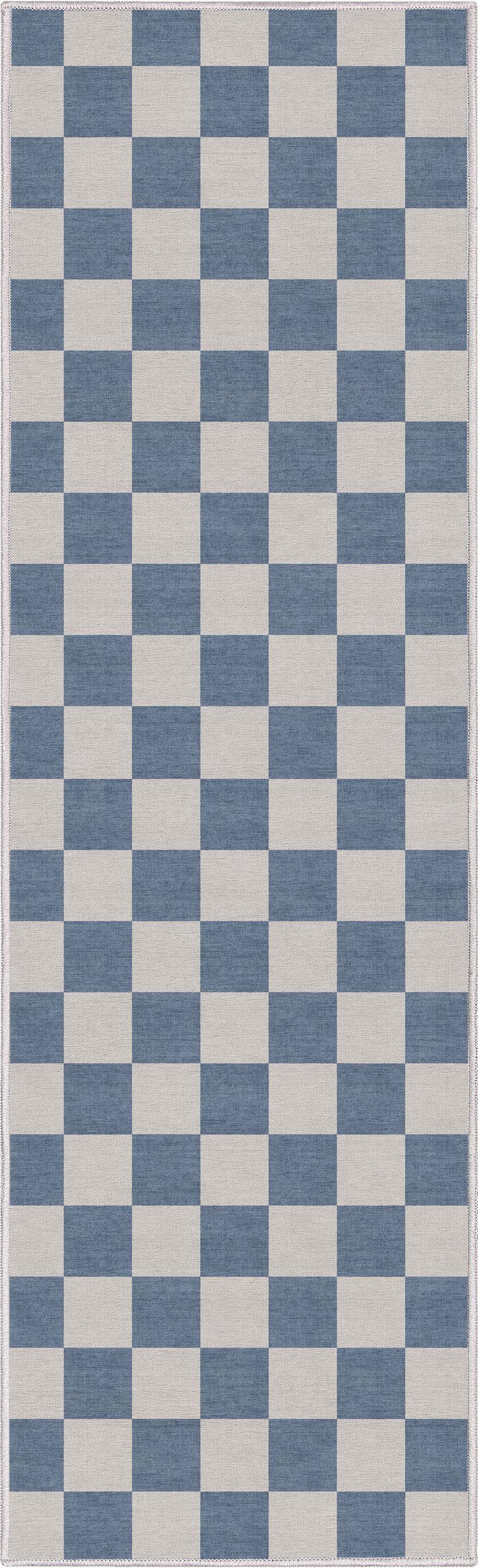 Quadratischer Flachgewebe-Teppich mit modernen geometrischen Boxen