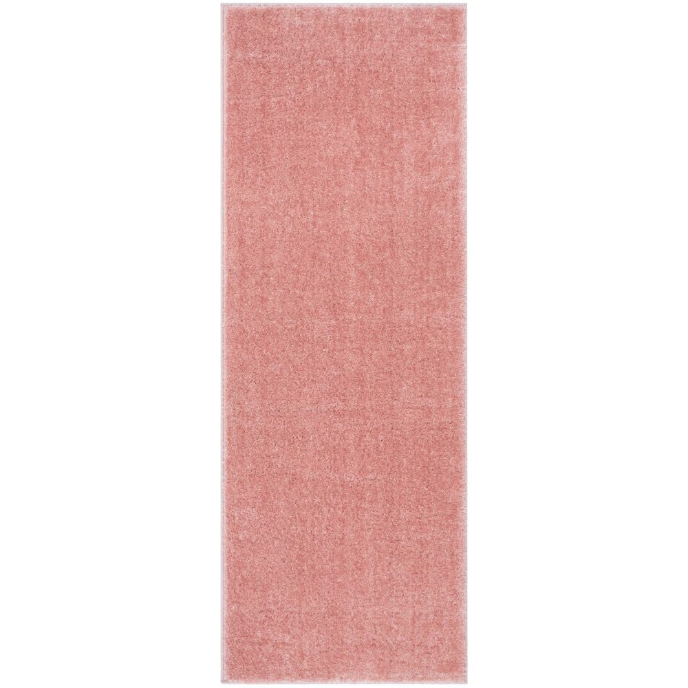 Chroma Glam Solider, ultraweicher Shag-Teppich in Hellrosa mit mehreren Texturen und schimmerndem Flor