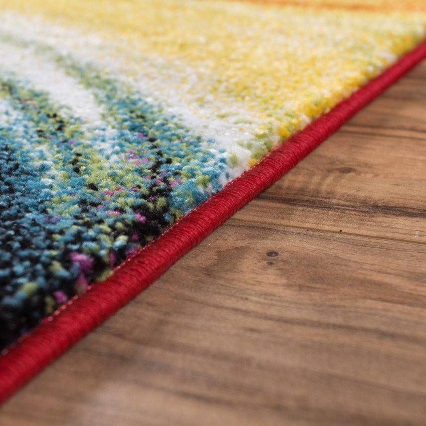 Moderner, heller runder Teppich &bdquo;Pleasure Multi&ldquo;.