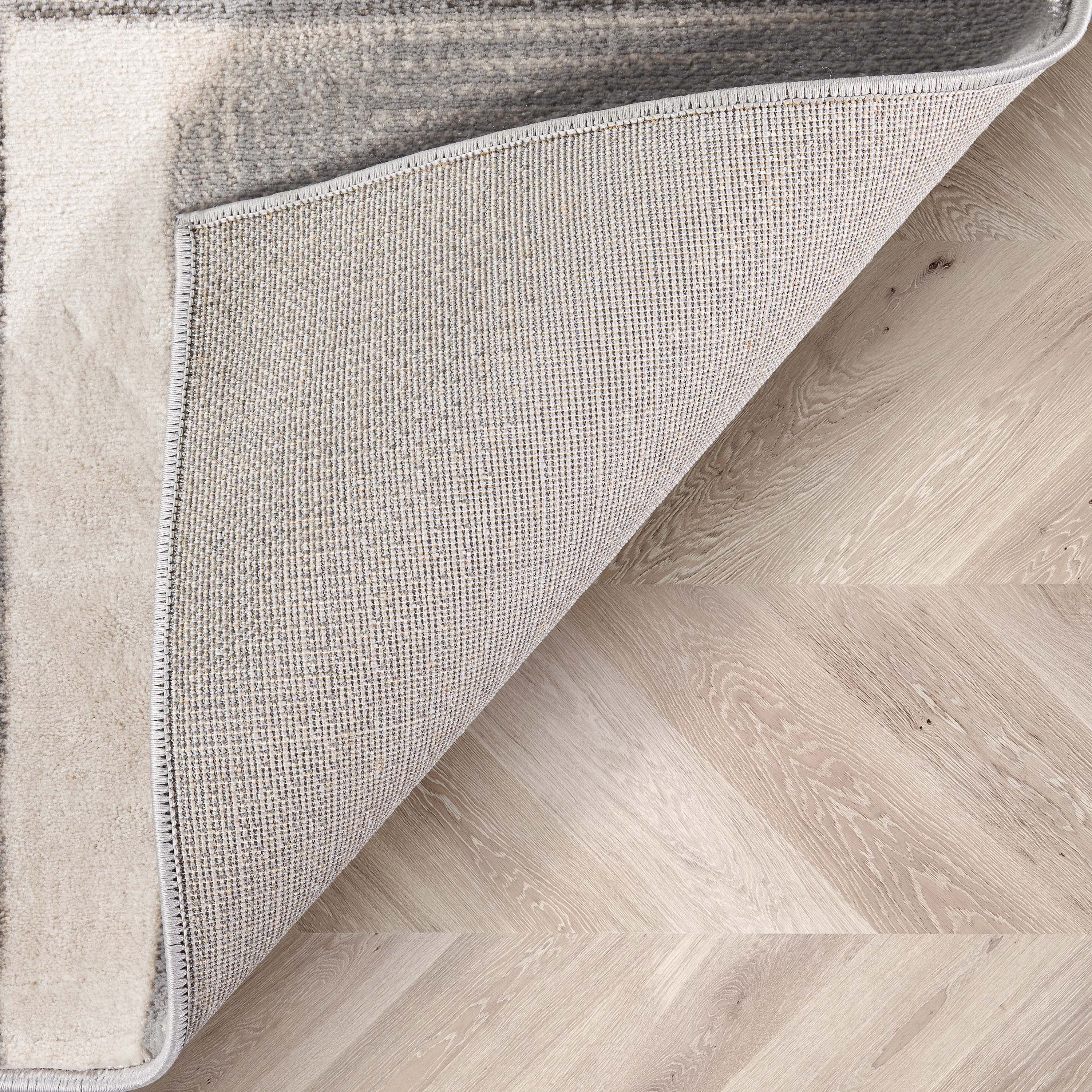 Louisa Blush Pink Moderner Teppich mit geometrischen Boxen und 3D-Struktur