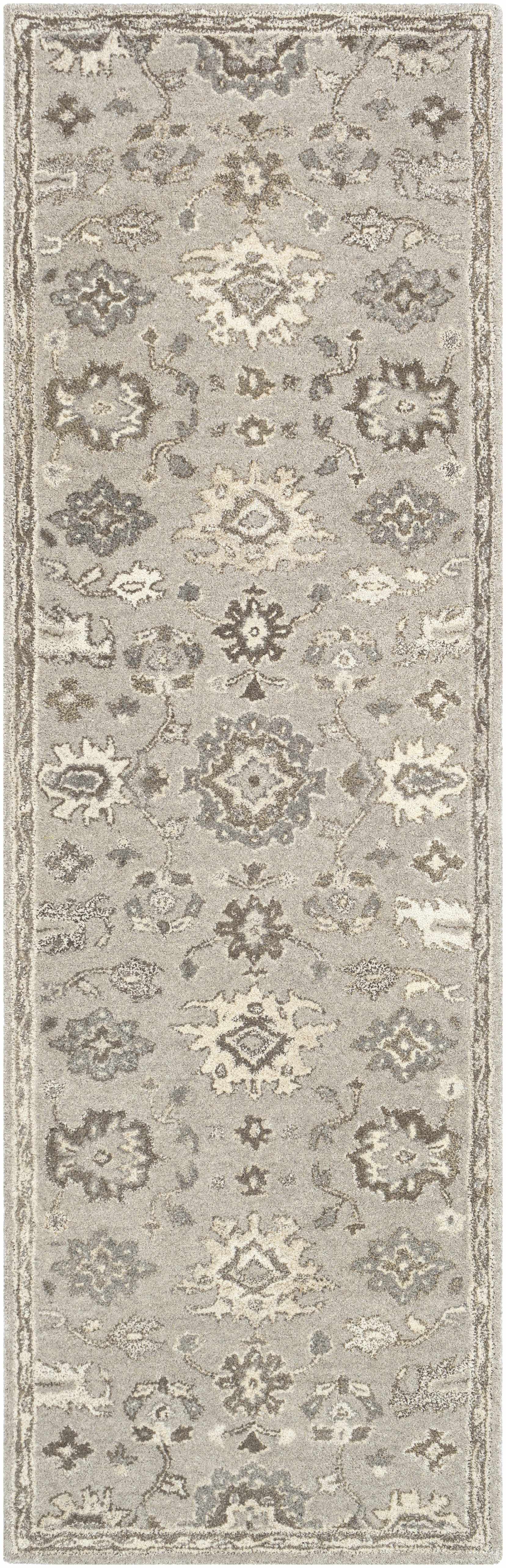 Willimantic Beige Teppich aus dicker Wolle