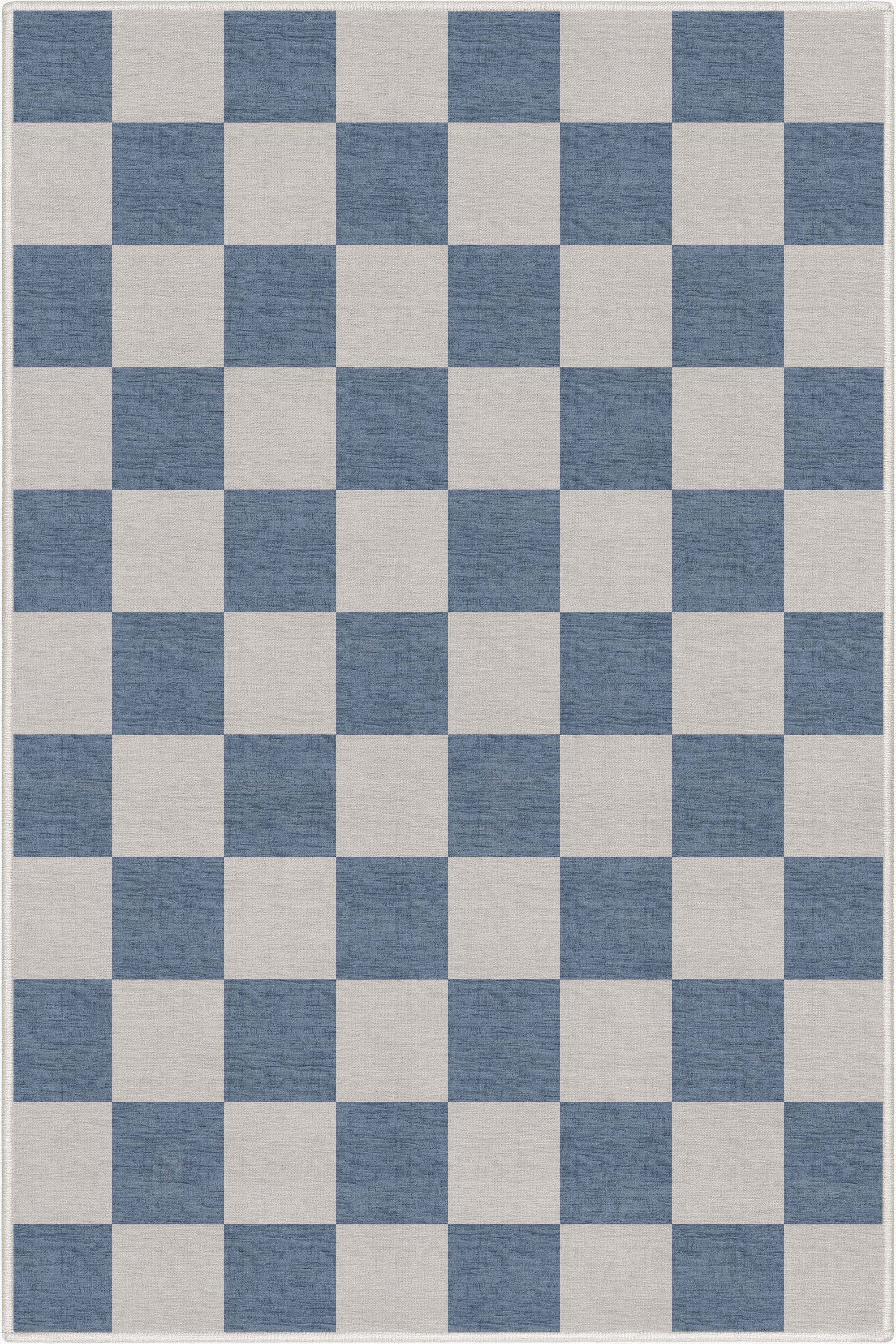 Quadratischer Flachgewebe-Teppich mit modernen geometrischen Boxen