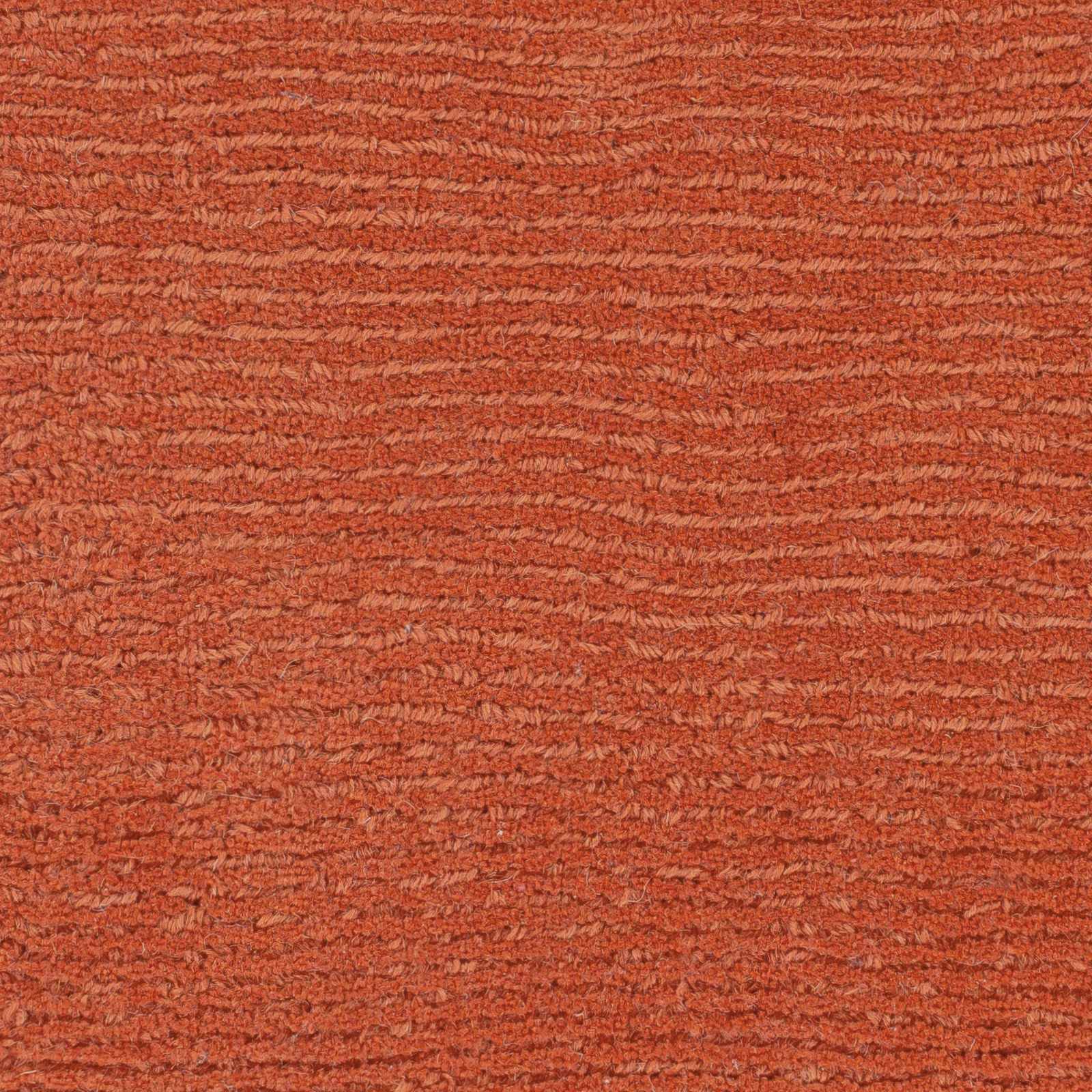 Teppich Brockton aus massiver Wolle in Orange