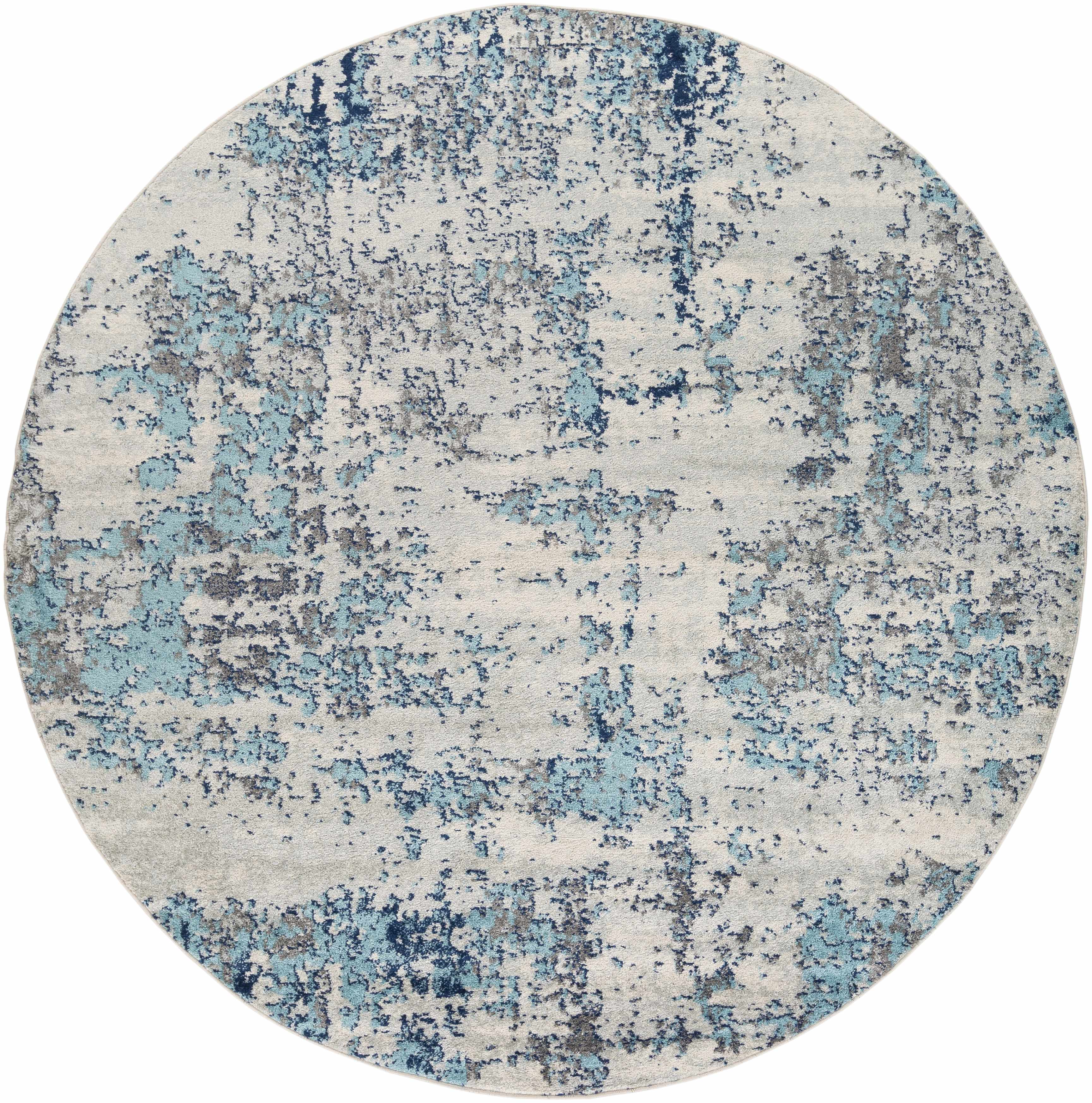 Teppich &bdquo;Beverly&ldquo; in abstraktem Blau