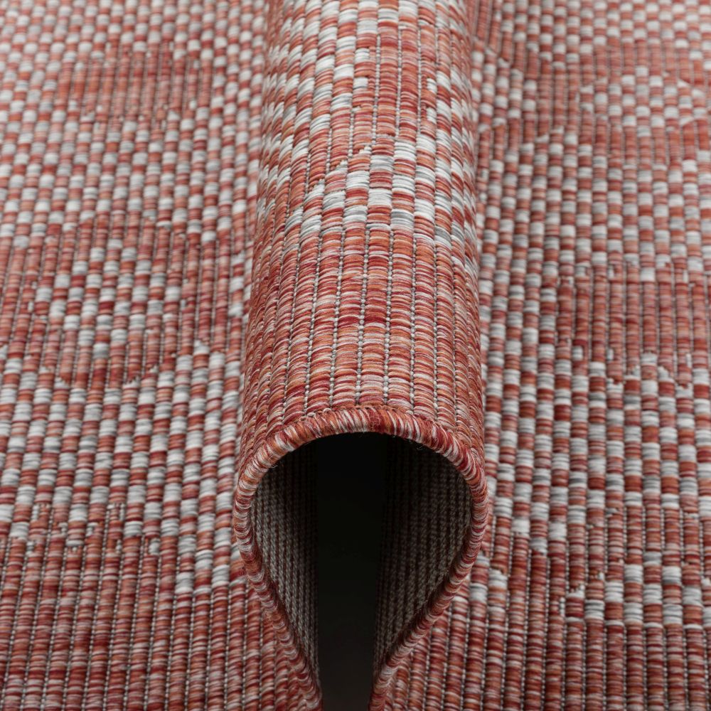Sol Lattice Trellis Indoor Outdoor Korallen-Flachgewebe-Teppich