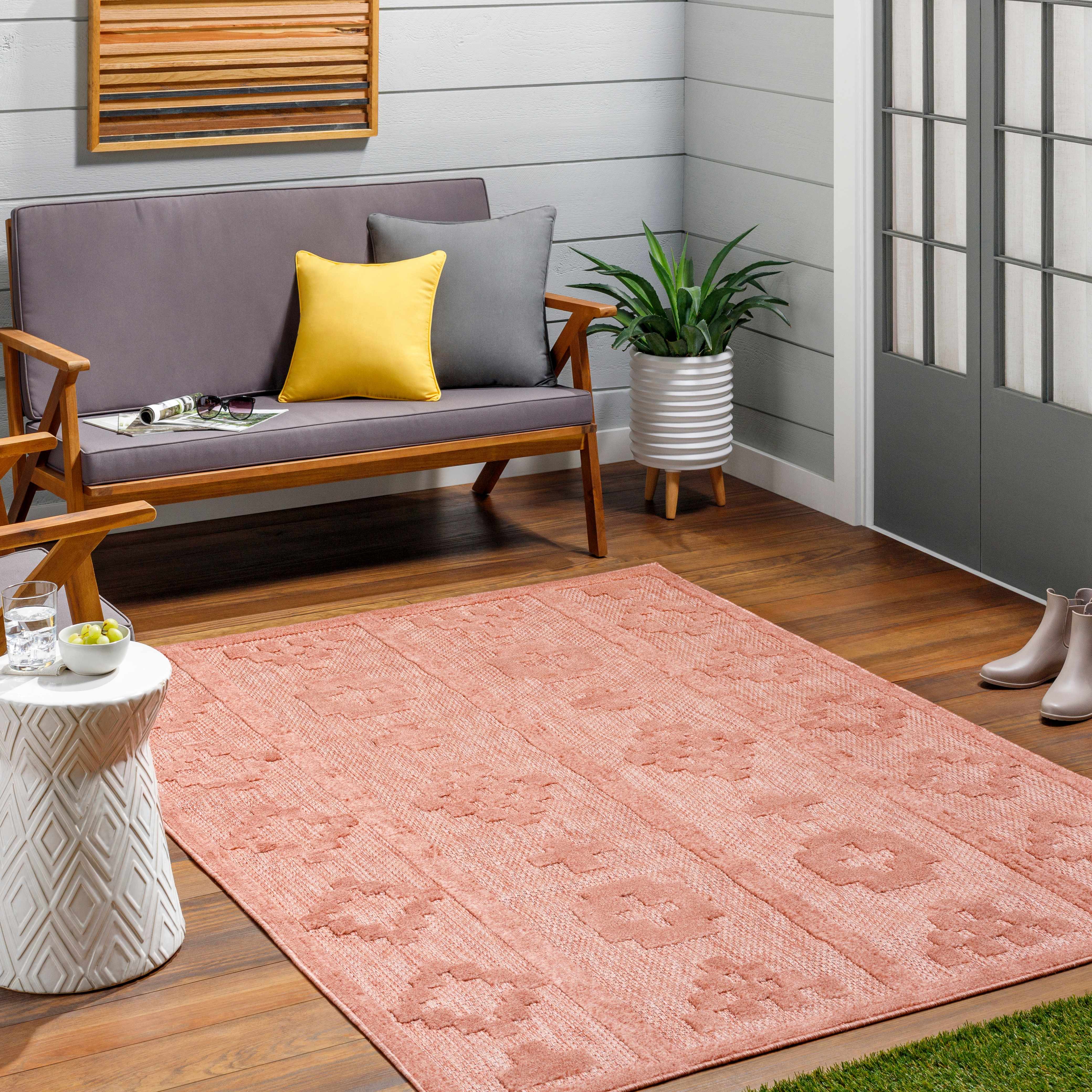 Hiro Orange Outdoor-Teppich