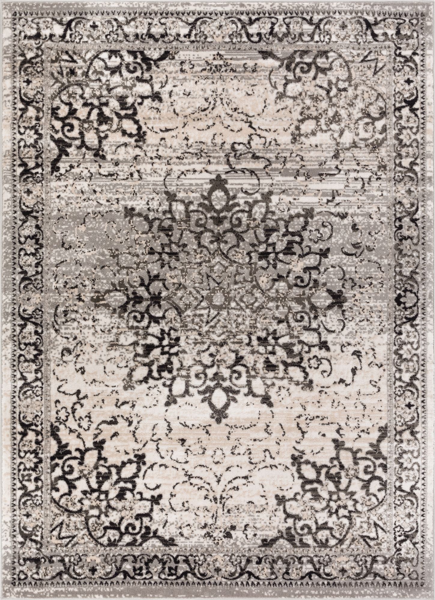 Traditioneller Teppich in Sultana-Grau