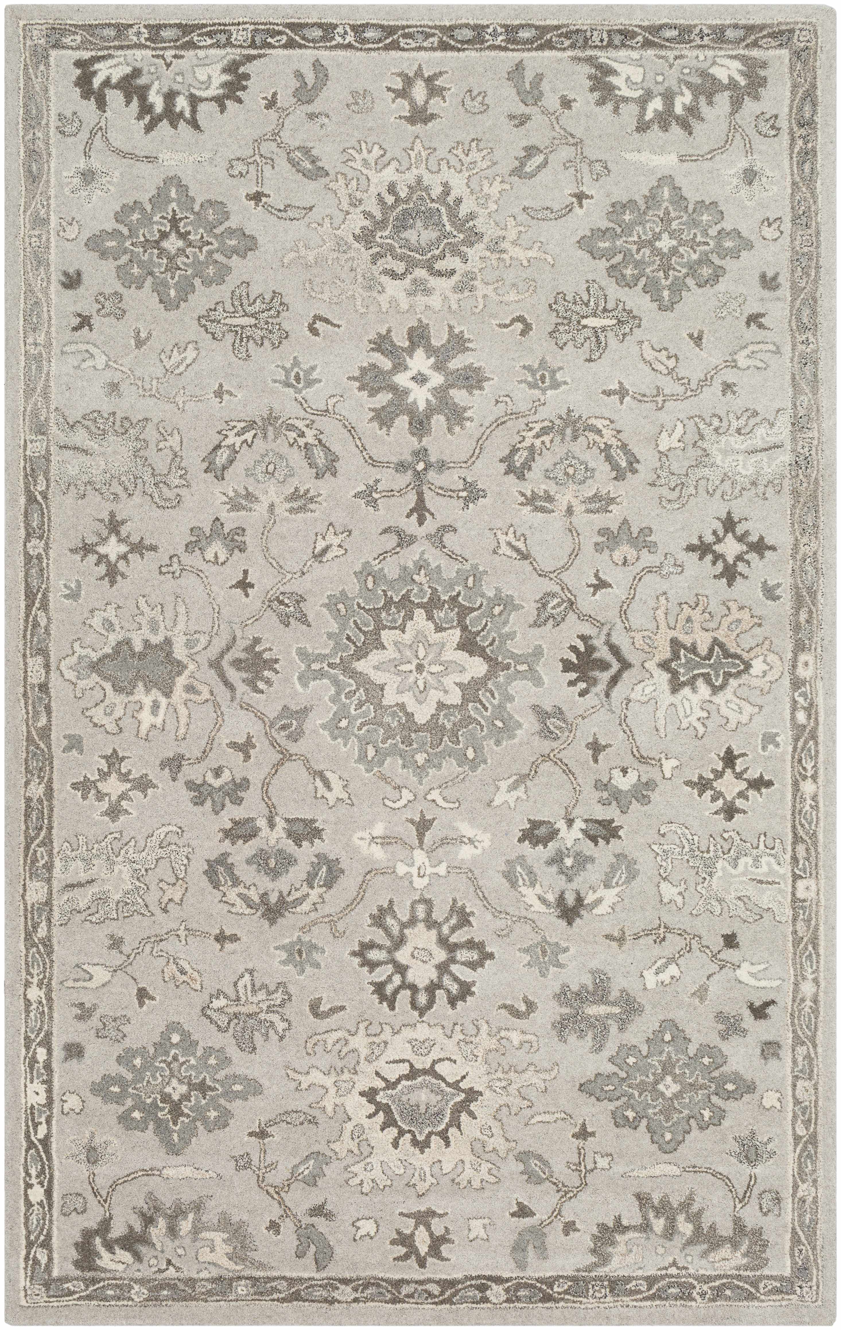 Willimantic Beige Teppich aus dicker Wolle