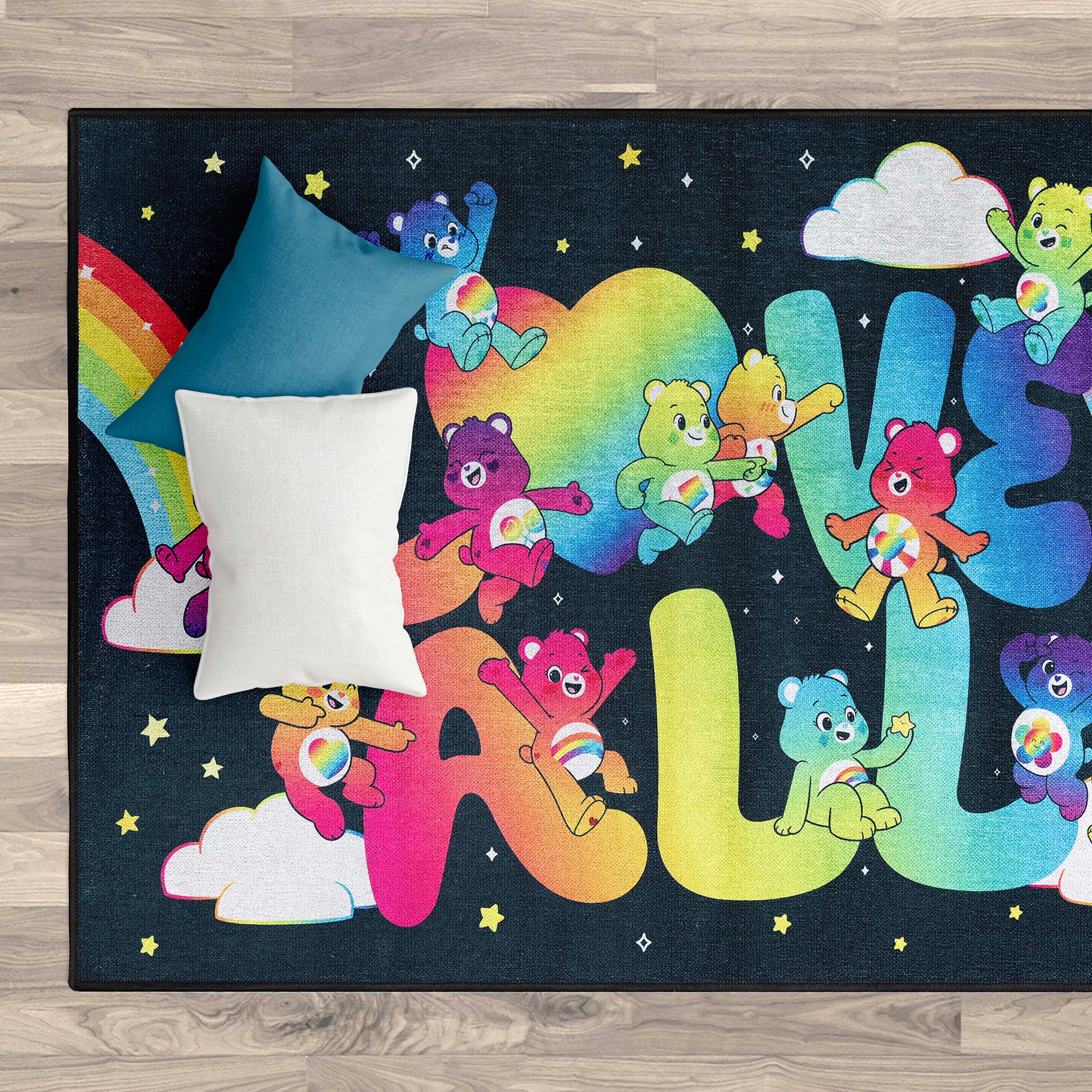 Care Bears Love All Multi 3'3" x 5' Fl&auml;chenteppich