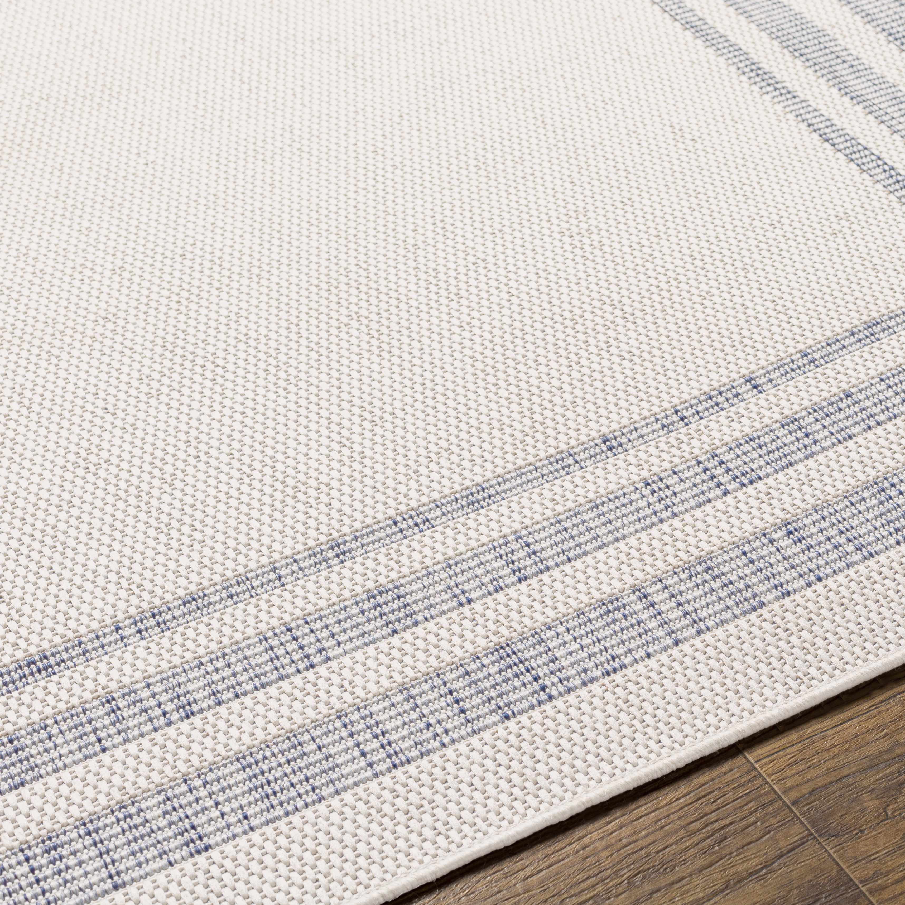 Teppich &bdquo;Teja&ldquo; in Creme und Blau