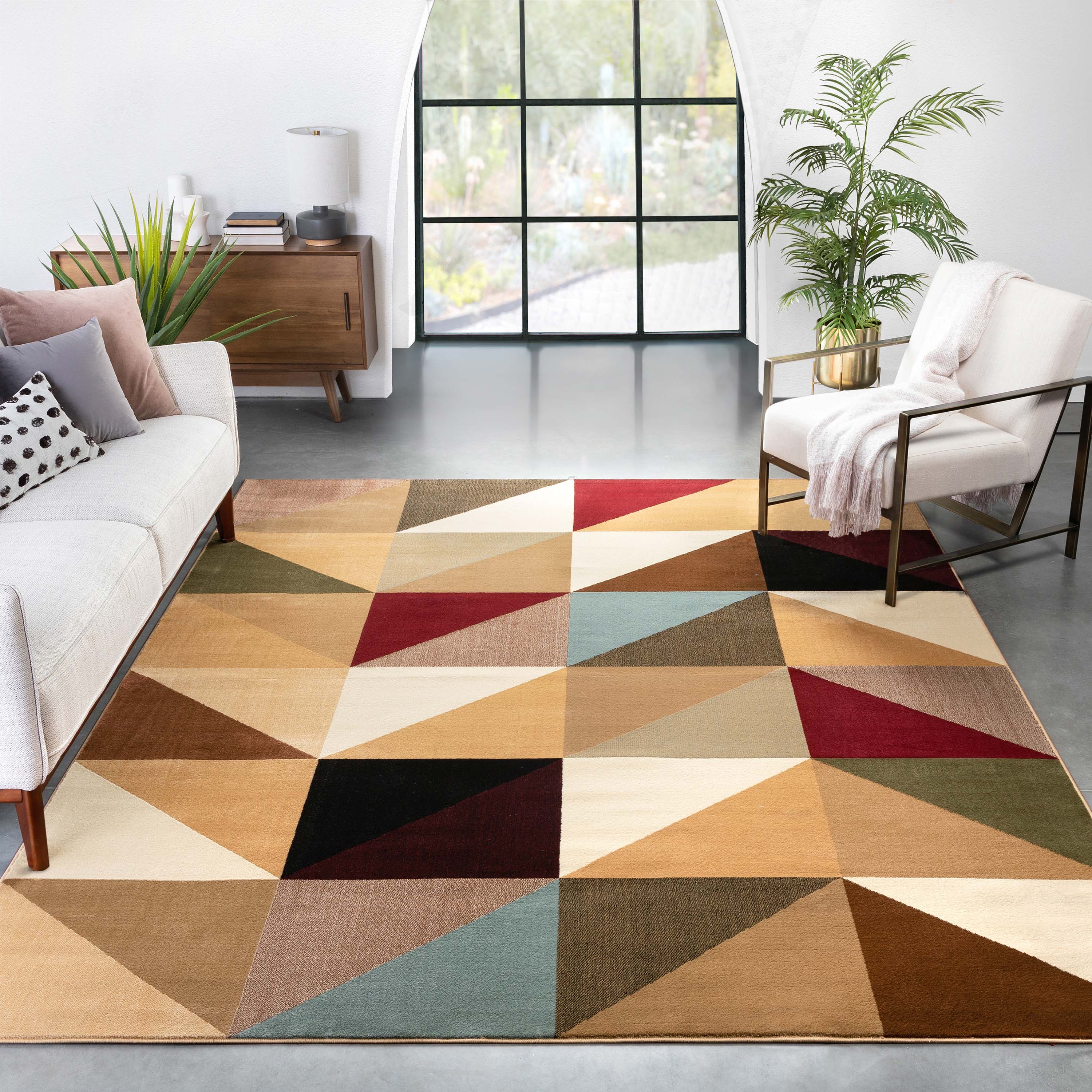 Emine Moderner geometrischer Teppich