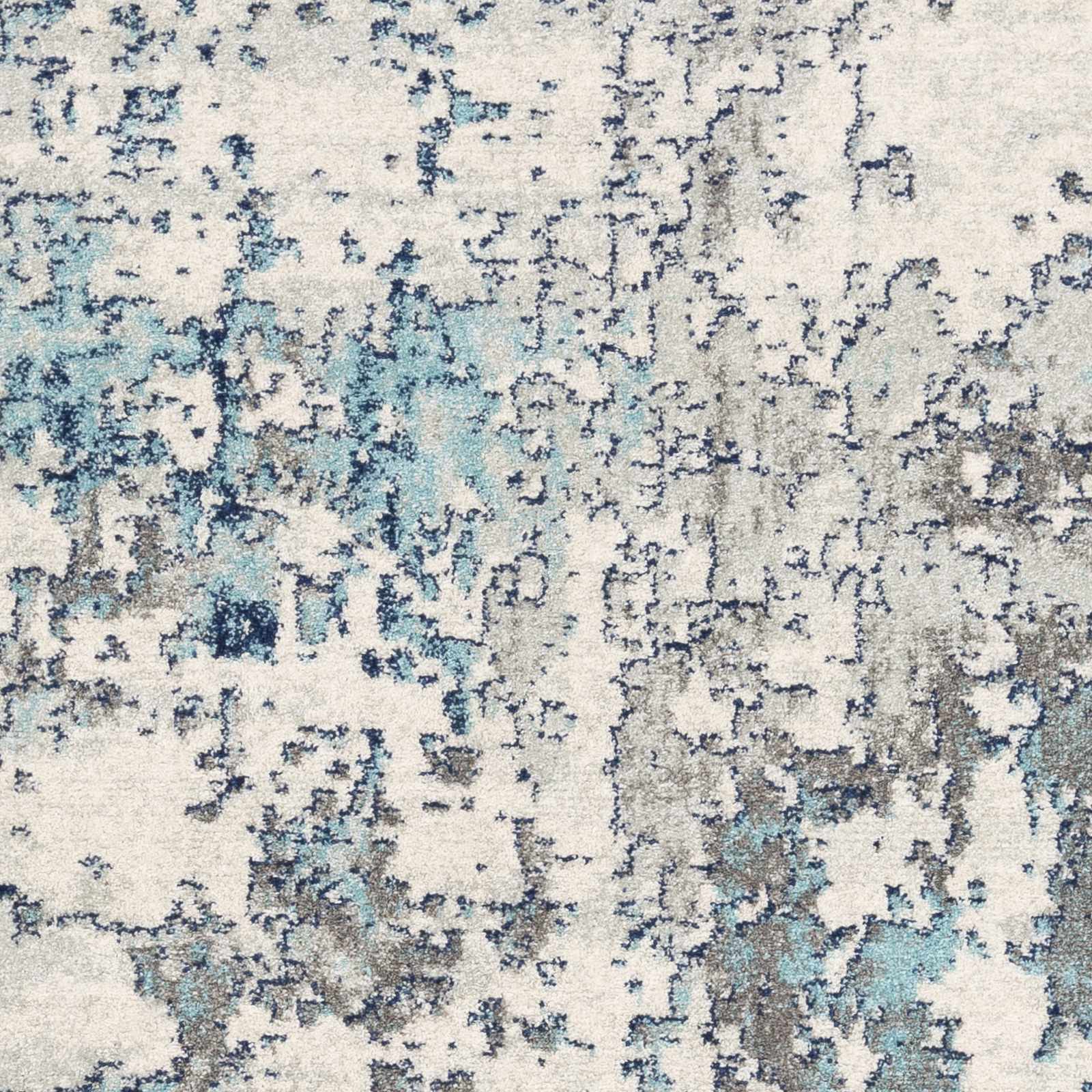 Teppich &bdquo;Beverly&ldquo; in abstraktem Blau