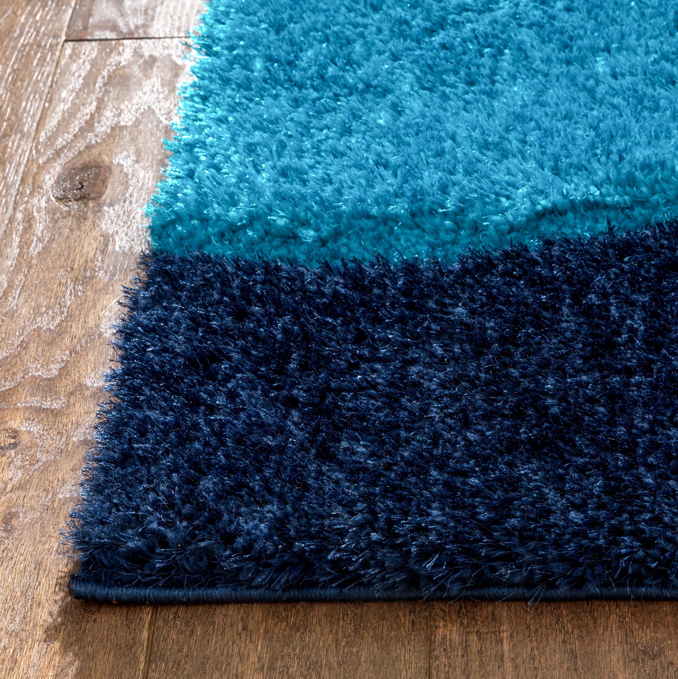 Balboa Modern Abstract Shag Multi 3D-strukturierter dicker und weicher Shag-Teppich