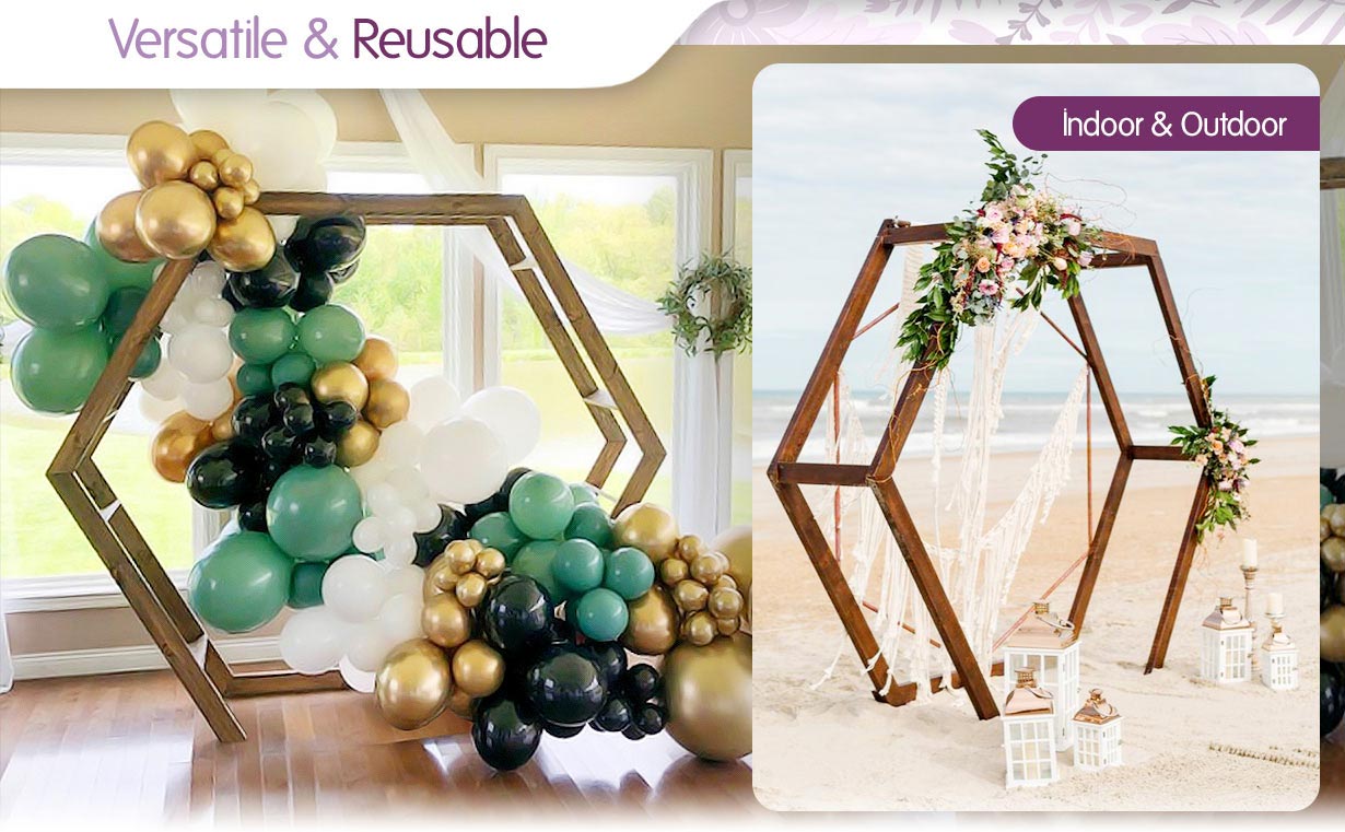 wood backdrop stand