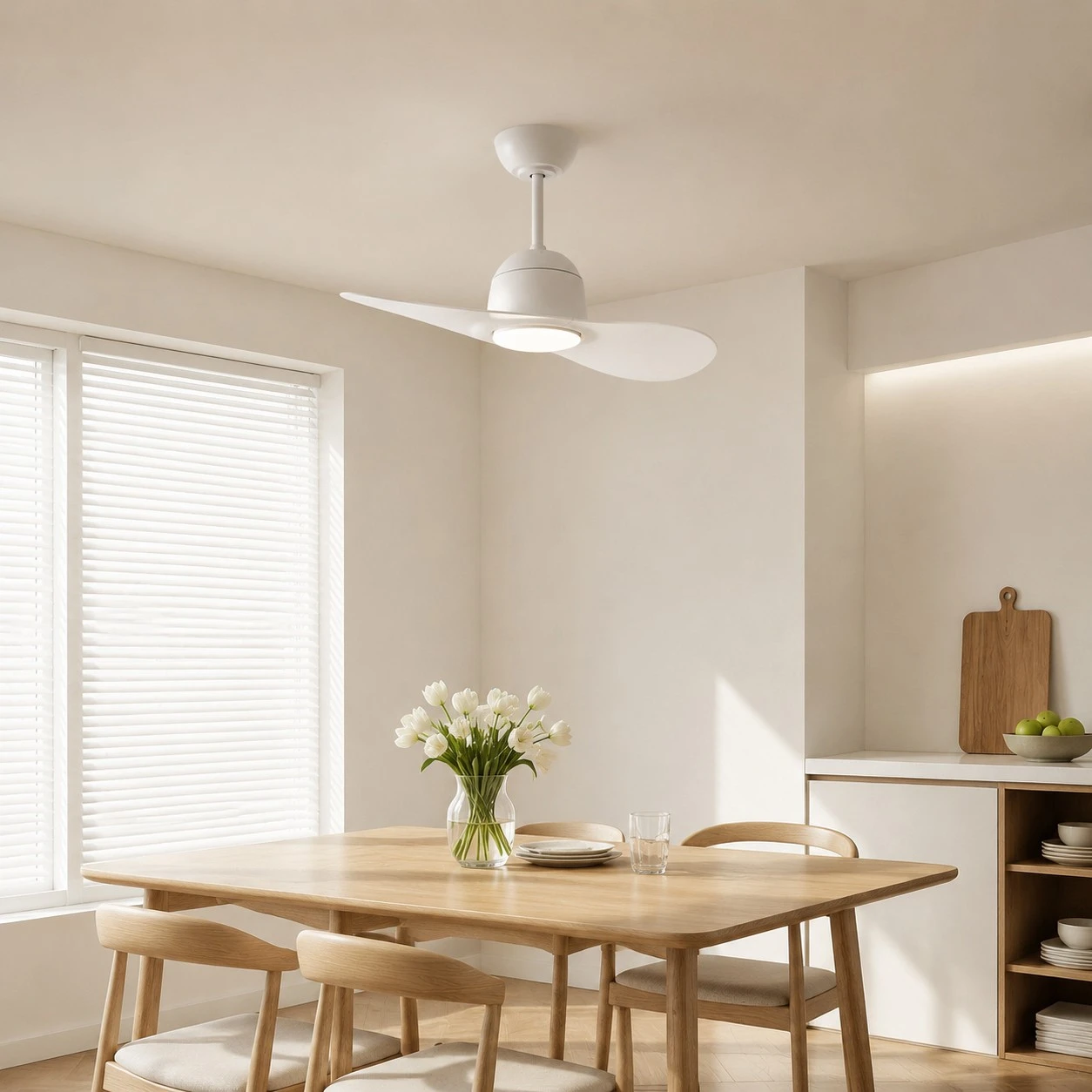 Um detalhe discreto no teto para ambientes com diferentes níveis de estilo.