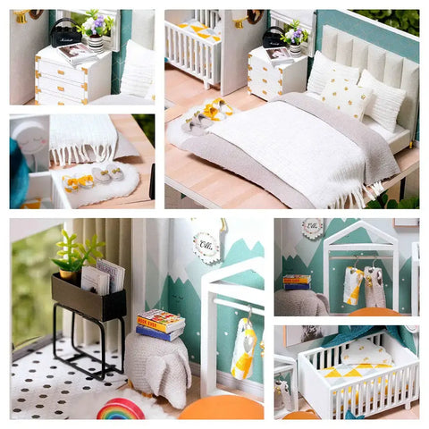 Kit de casa en miniatura para una vida cómoda