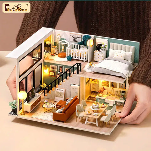 Kit de casa en miniatura para una vida cómoda