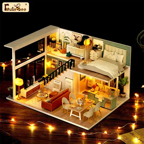 Kit de casa en miniatura para una vida cómoda