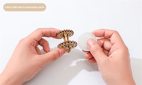 Puzzle 3D in legno del treno a vapore Fifijoy