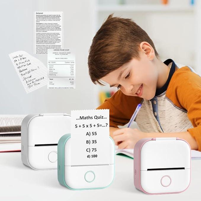 T02 Mini Inkless Thermal Printer