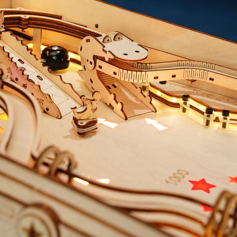 ROKR DIY Pinball Machine 3D Wooden Puzzle EG01 [Only Ship To U.S.]