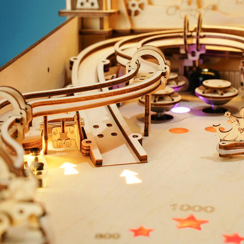 ROKR DIY Pinball Machine 3D Wooden Puzzle EG01 [Only Ship To U.S.]