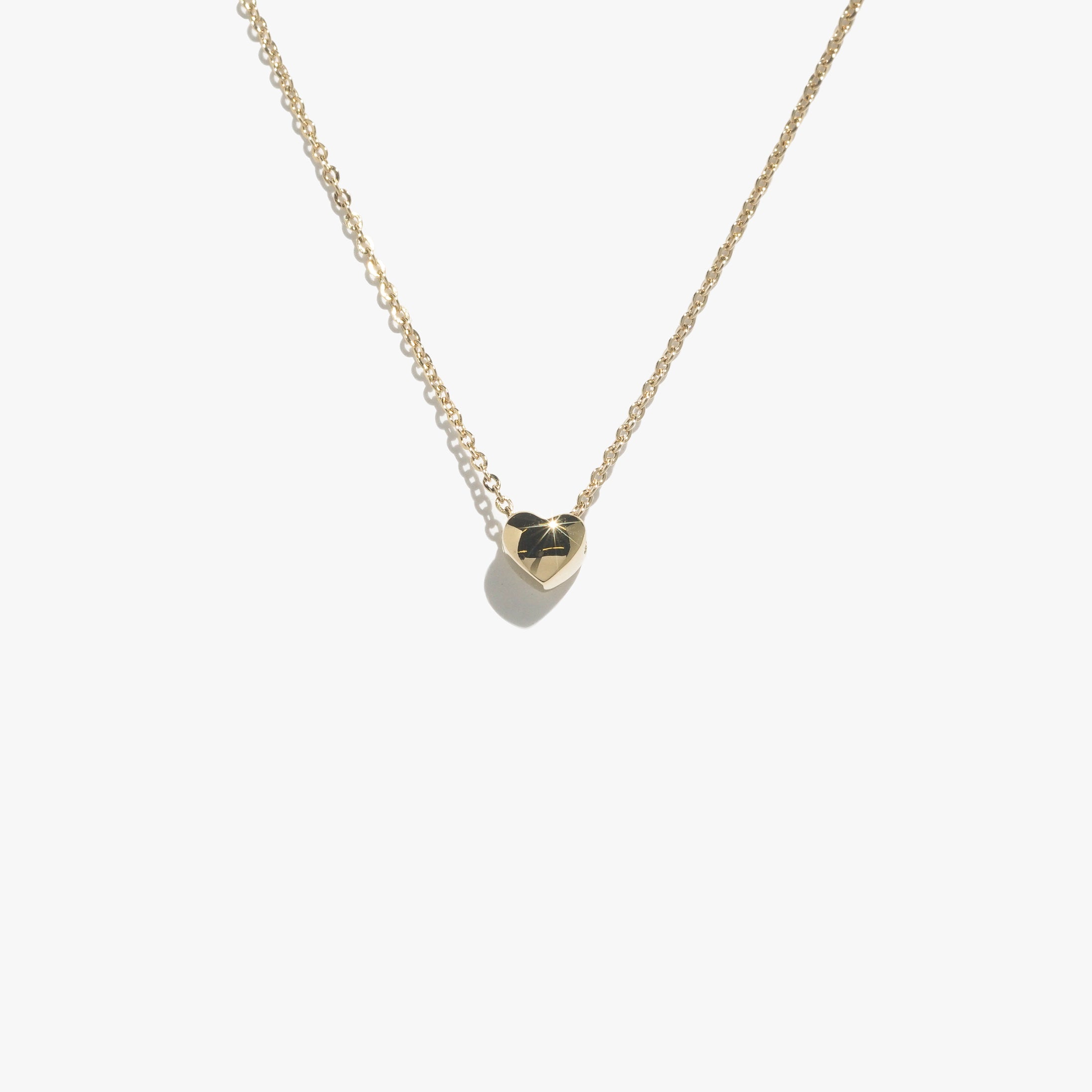 Lonely Puffy Heart Necklace