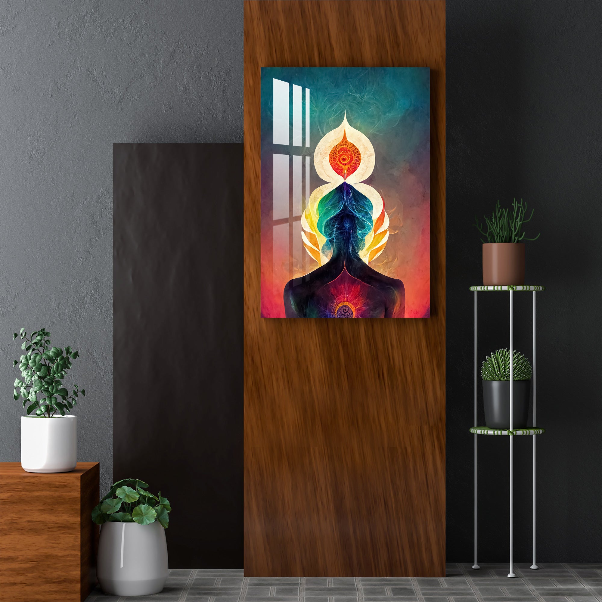 Peaceful Mind & Healthy Body Acrylic Wall Art - 29.5X20 inches / 8MM (Premium)