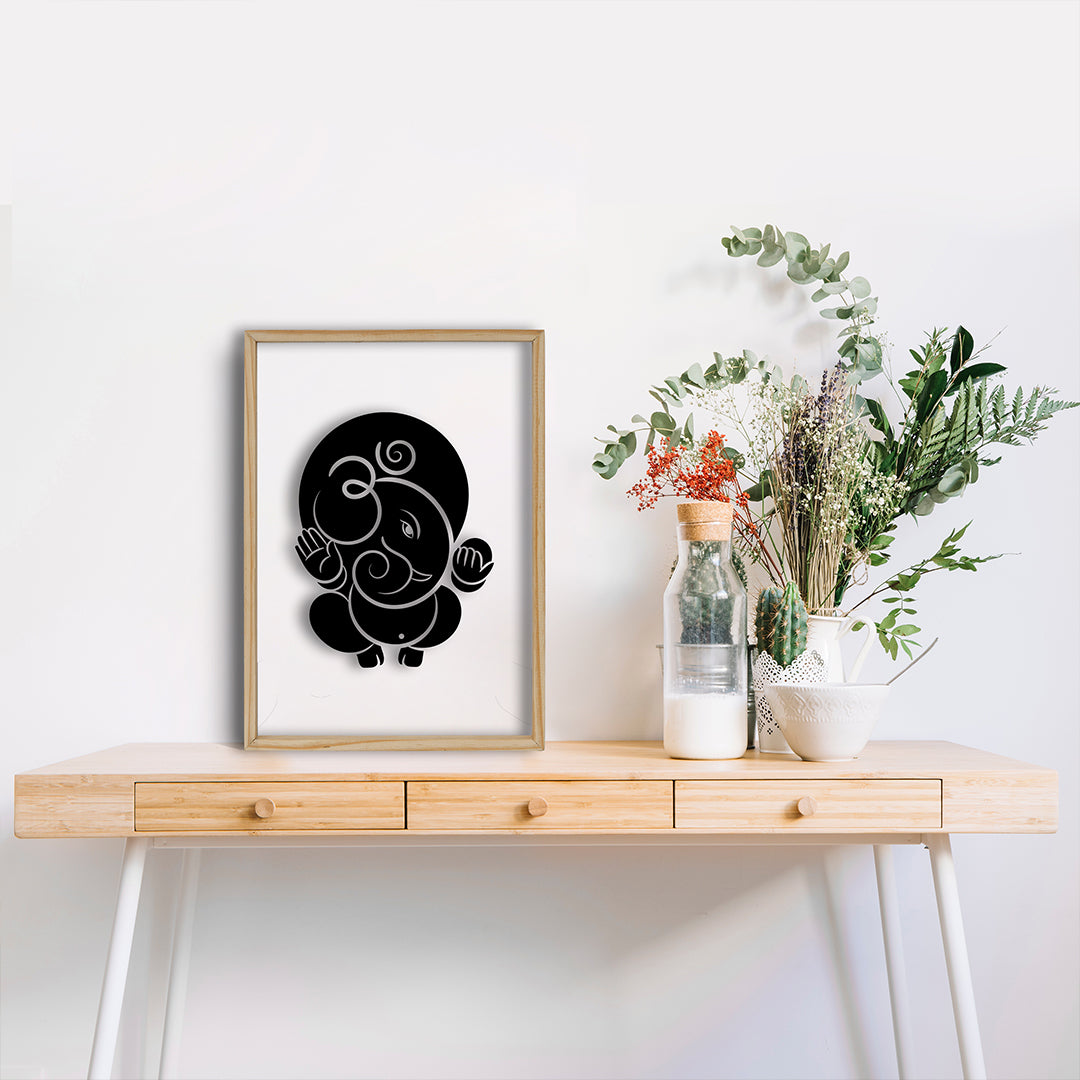 Elegant Ganesha Acrylic Frame