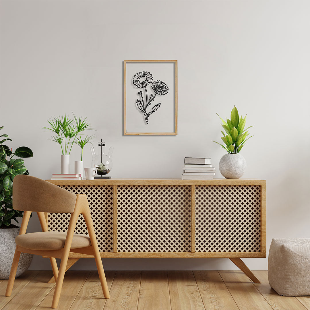 Sun Flower Acrylic Frame