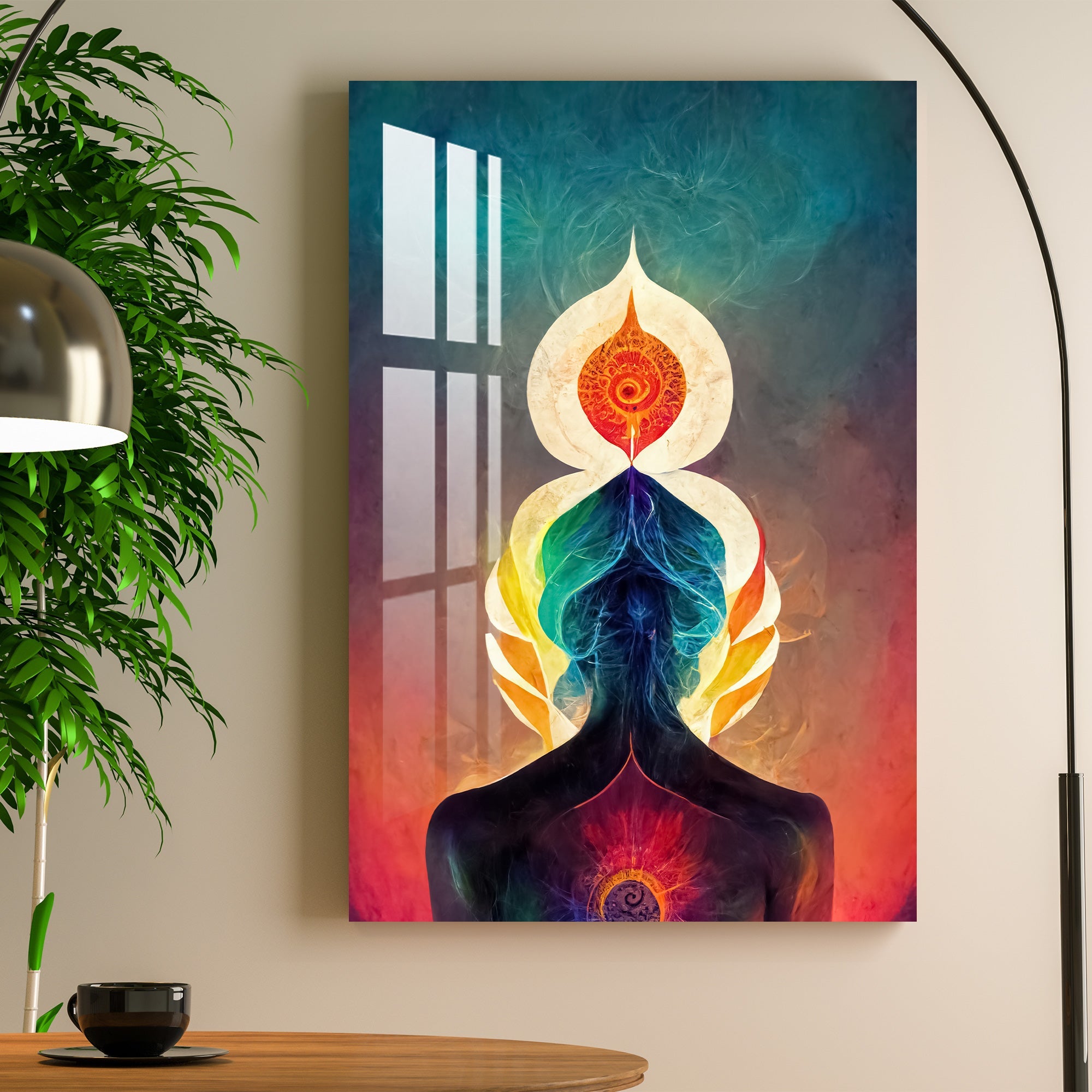 Peaceful Mind & Healthy Body Acrylic Wall Art - 29.5X20 inches / 8MM (Premium)