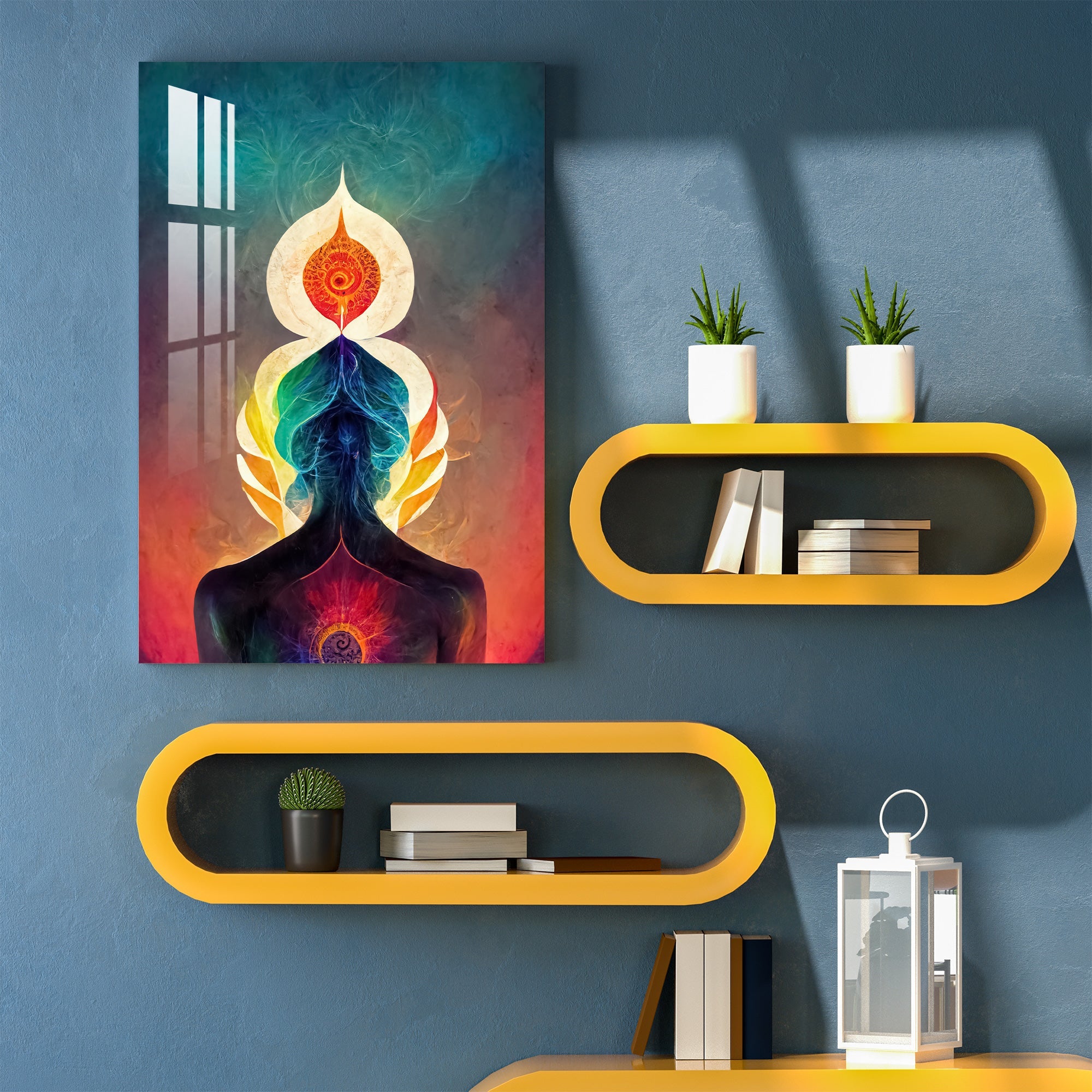 Peaceful Mind & Healthy Body Acrylic Wall Art - 29.5X20 inches / 8MM (Premium)