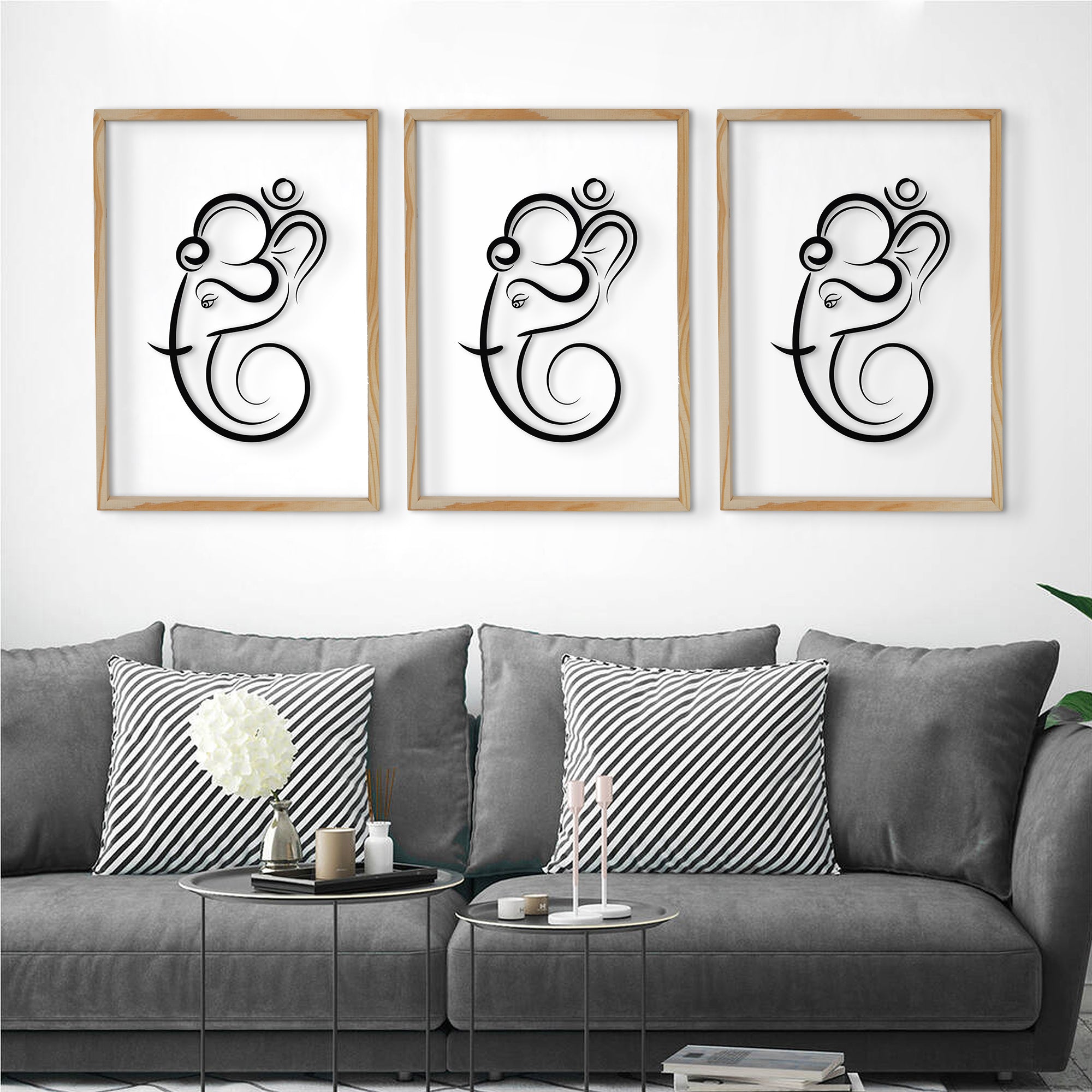 Lord Ganesh Acrylic Frame