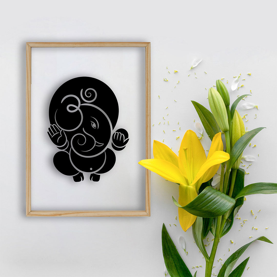 Elegant Ganesha Acrylic Frame
