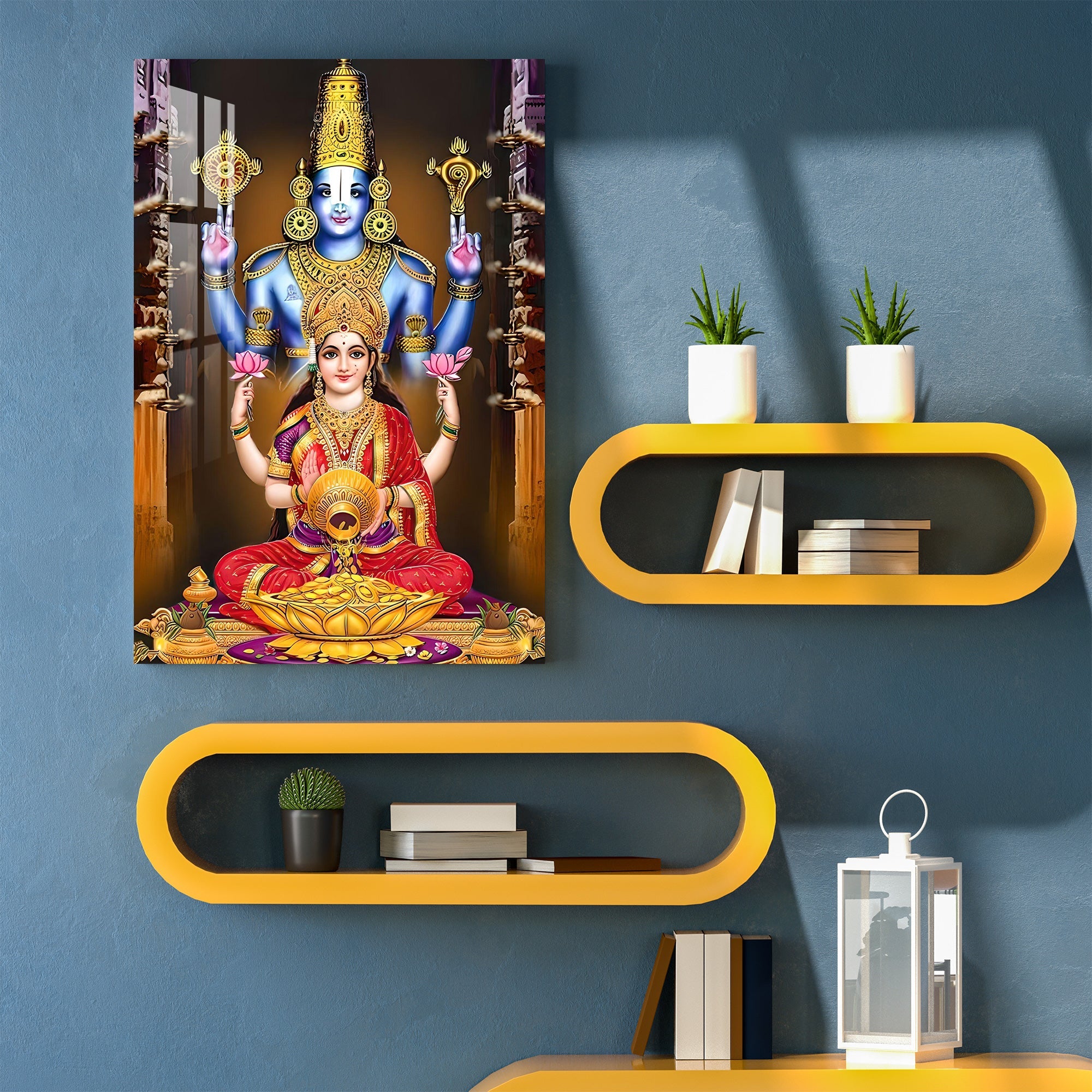 Lord Venkateswara Swamy Acrylic Wall Art - 29.5X20 inches / 5MM