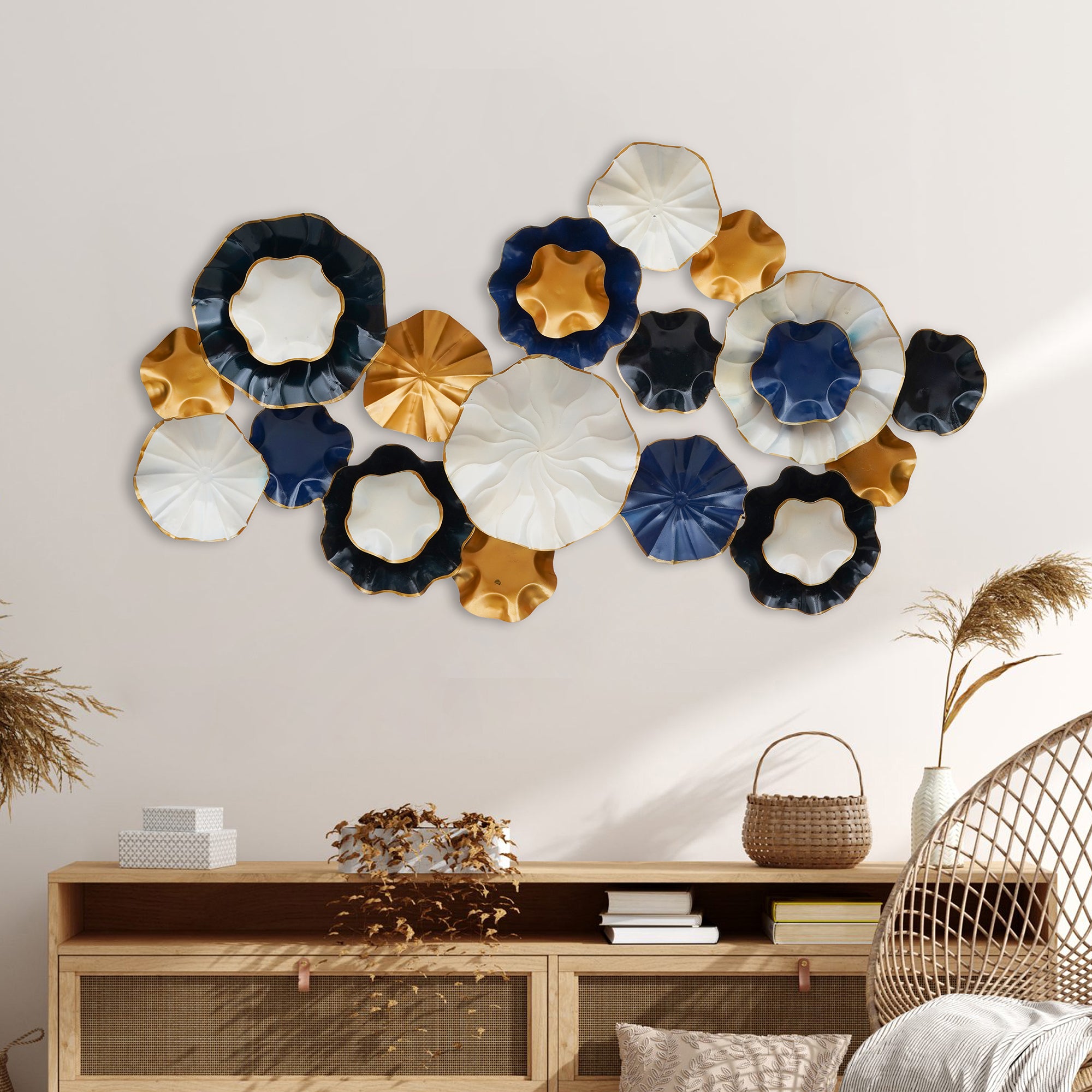 Big Size Multicolor Metal Wall Art