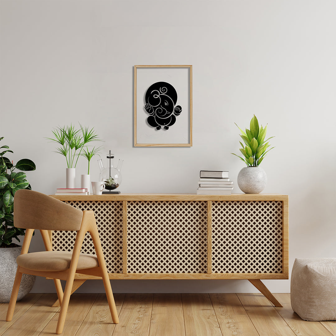 Elegant Ganesha Acrylic Frame